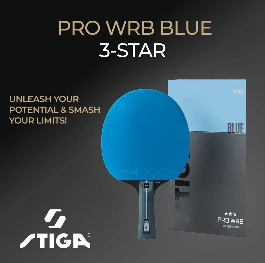 STIGA Pro WRB Blue Edition 3-gwiazdkowy kij do tenisa stołowego ITTF