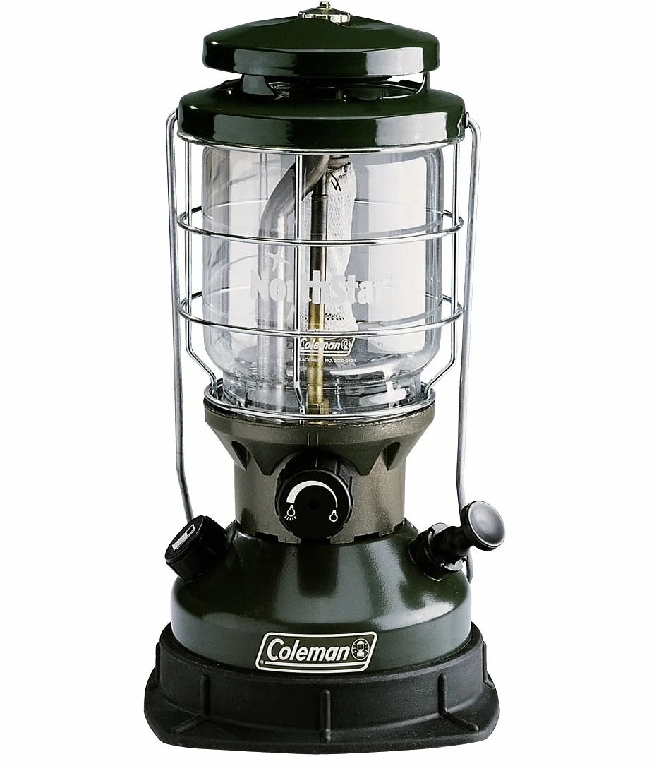 Coleman Unisex Coleman Northstar Single Mantle Fuel Lantern 2000-750E Latarnia Paliwowa, Zielony/Czarny, 36 cm