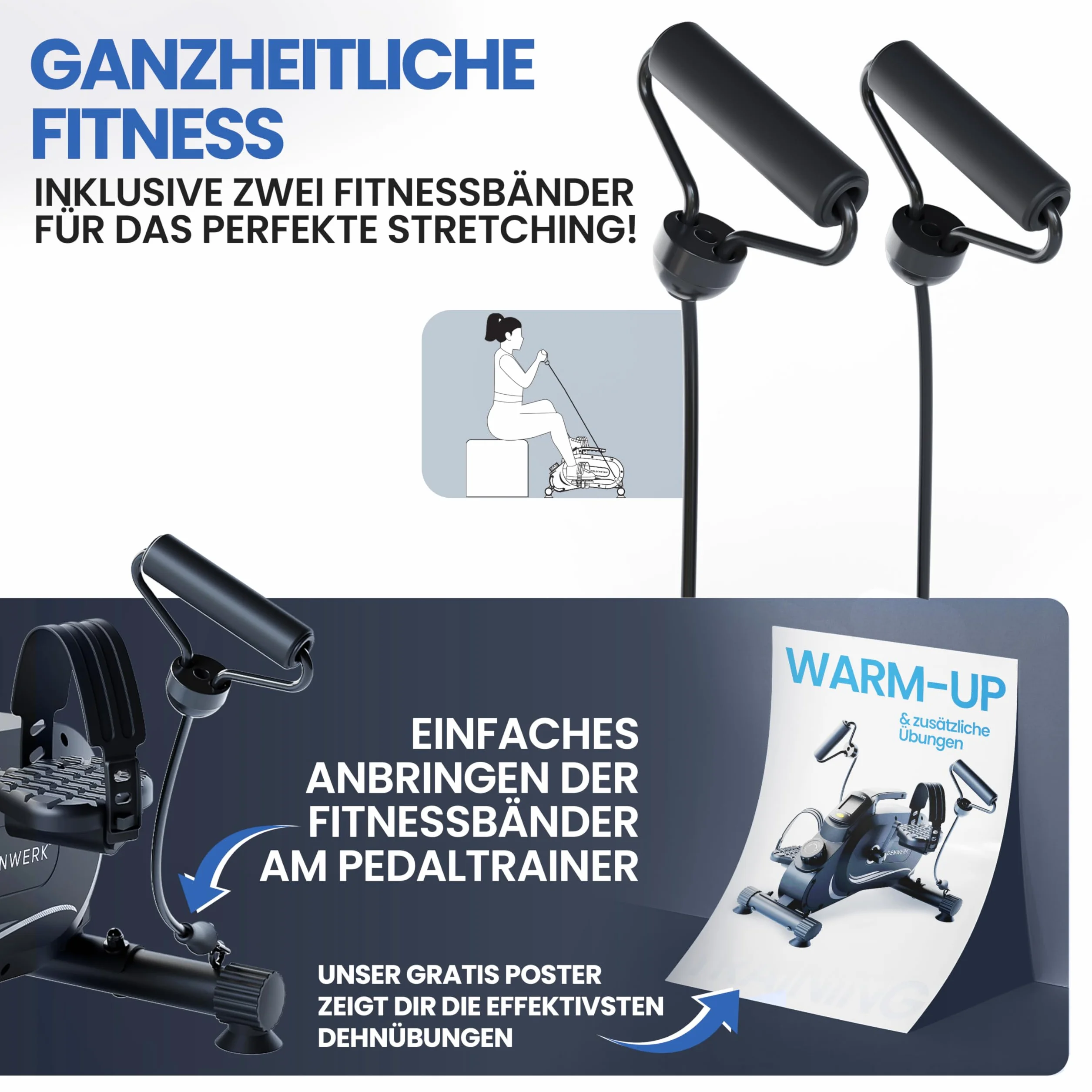 HELDENWERK Pro Trainer trener ramion i nóg dla seniorów