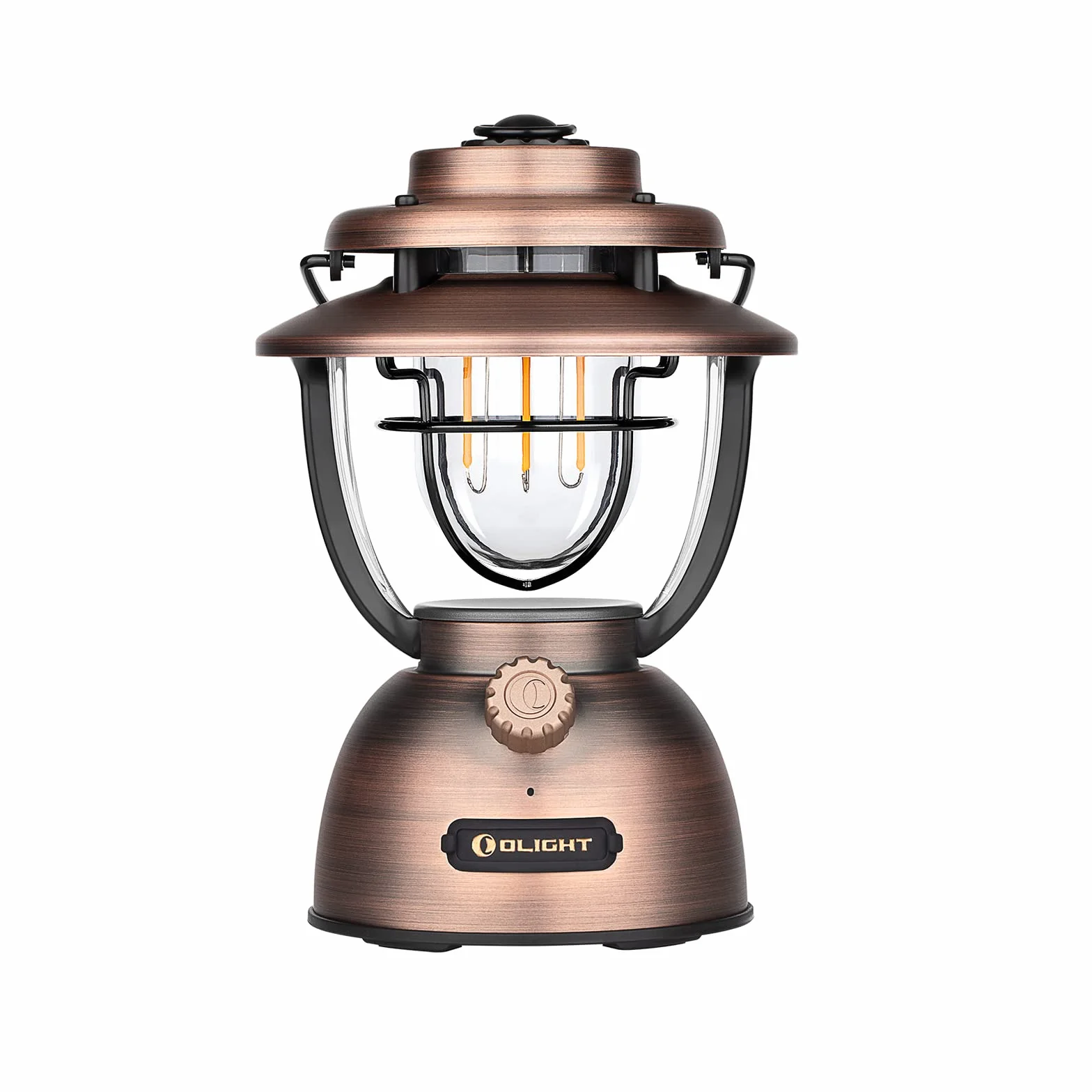 OLIGHT Olantern Classic 2 Pro 300 LM Lampa kempingowa , latarnia LED w stylu retro, z możliwością płynnego ściemniania, awaryjny power bank z możliwością ładowania przez USB(zabytkowa miedź)