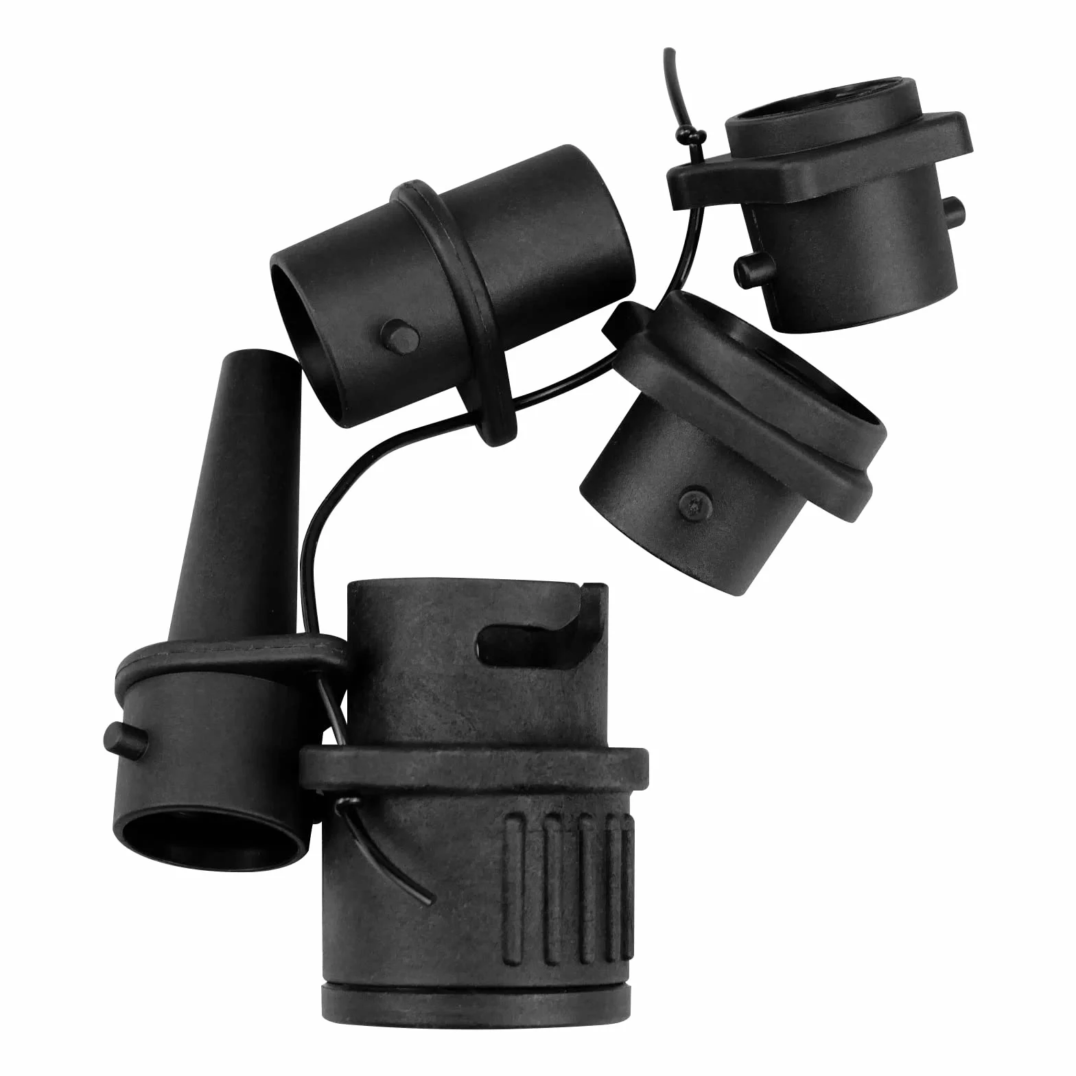 4 szt. Adapter do nadmuchiwanego zaworu, adapter dysz zaworu powietrza, adapter kajakowy do łodzi kajakowych, stojącej deski wiosłowej, kajaka, łodzi