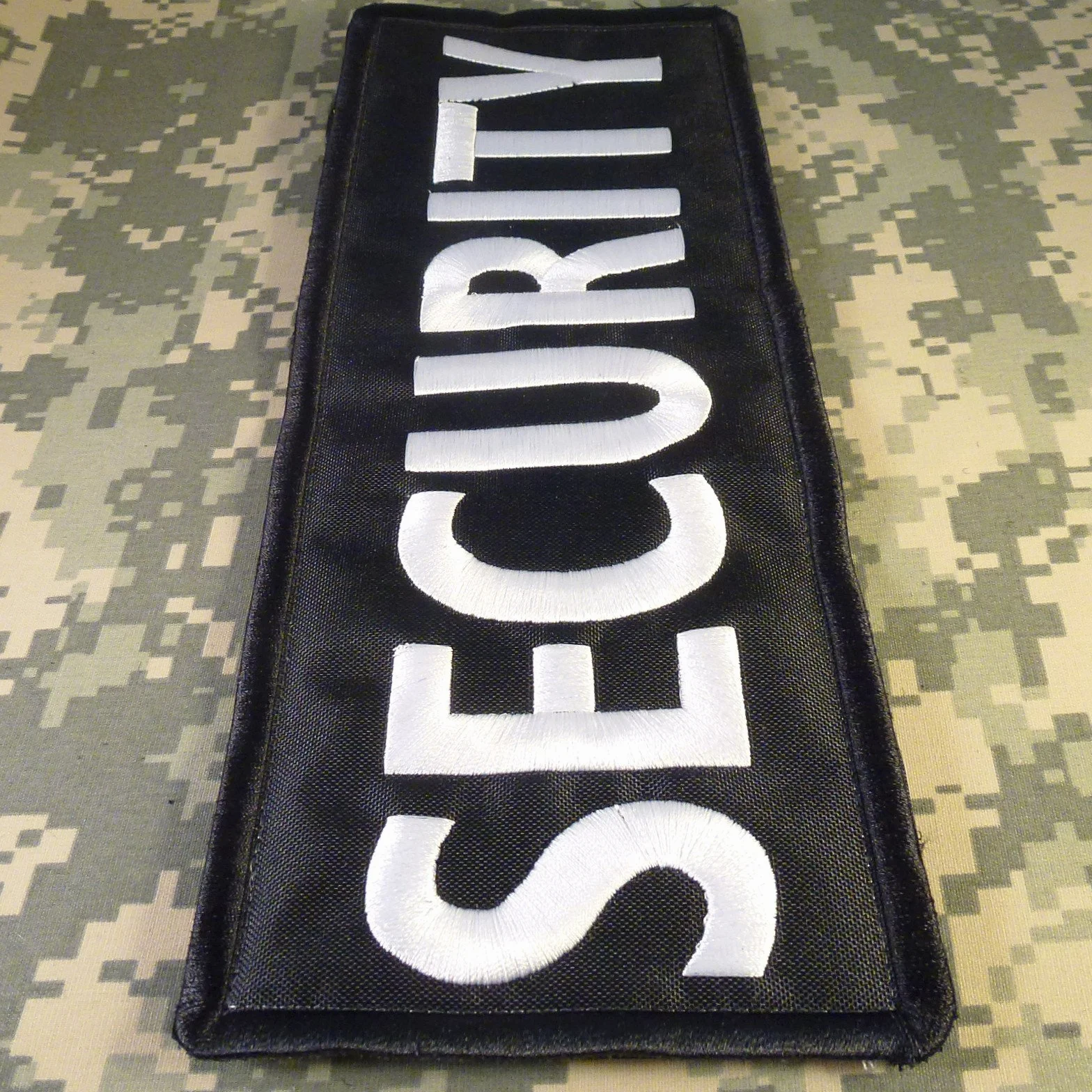 LEGEEON Security Big XL 10x4 inch Vest Tactical Embroidered Nylon Hook-and-Loop Patch