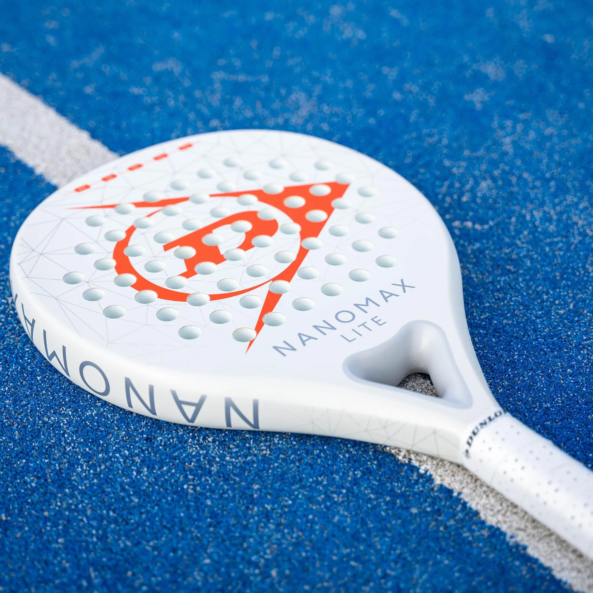 DUNLOP Padel Bat Nanomax Lite – hybrydowa ramka grafitowa – średni balans miękki rdzeń EVA, lekki kij sterujący