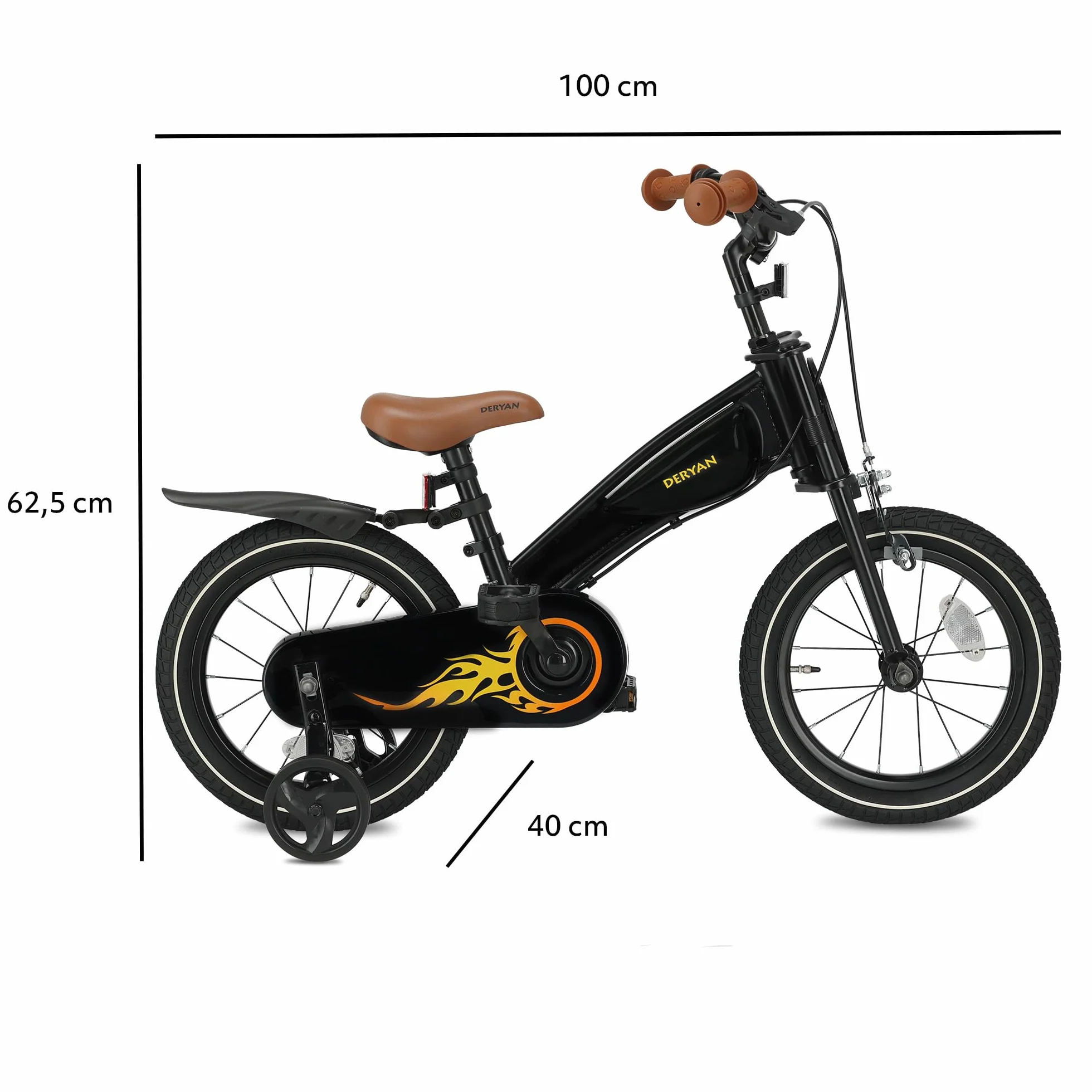 DERYAN Luksusowy rower dziecięcy