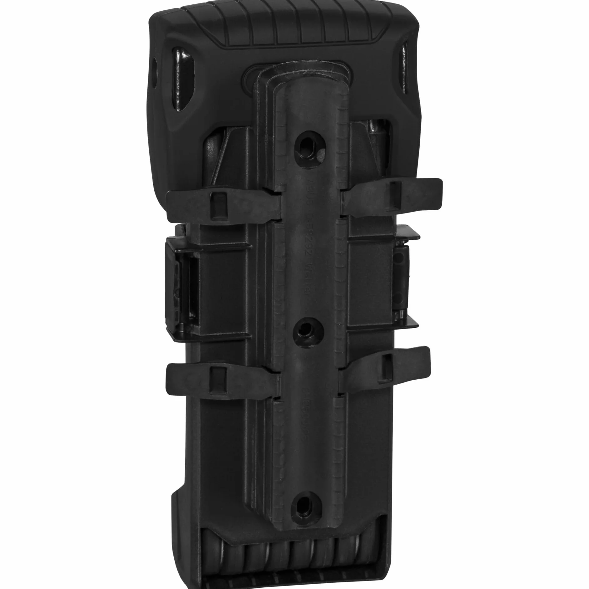ABUS Zapięcie składane Bordo Granit 6500K z uchwytem na zamek SH - Zapięcie rowerowe z cylindrem XPlus zapewniającym wysoką ochronę przed manipulacją - Długość 120 cm, czarny