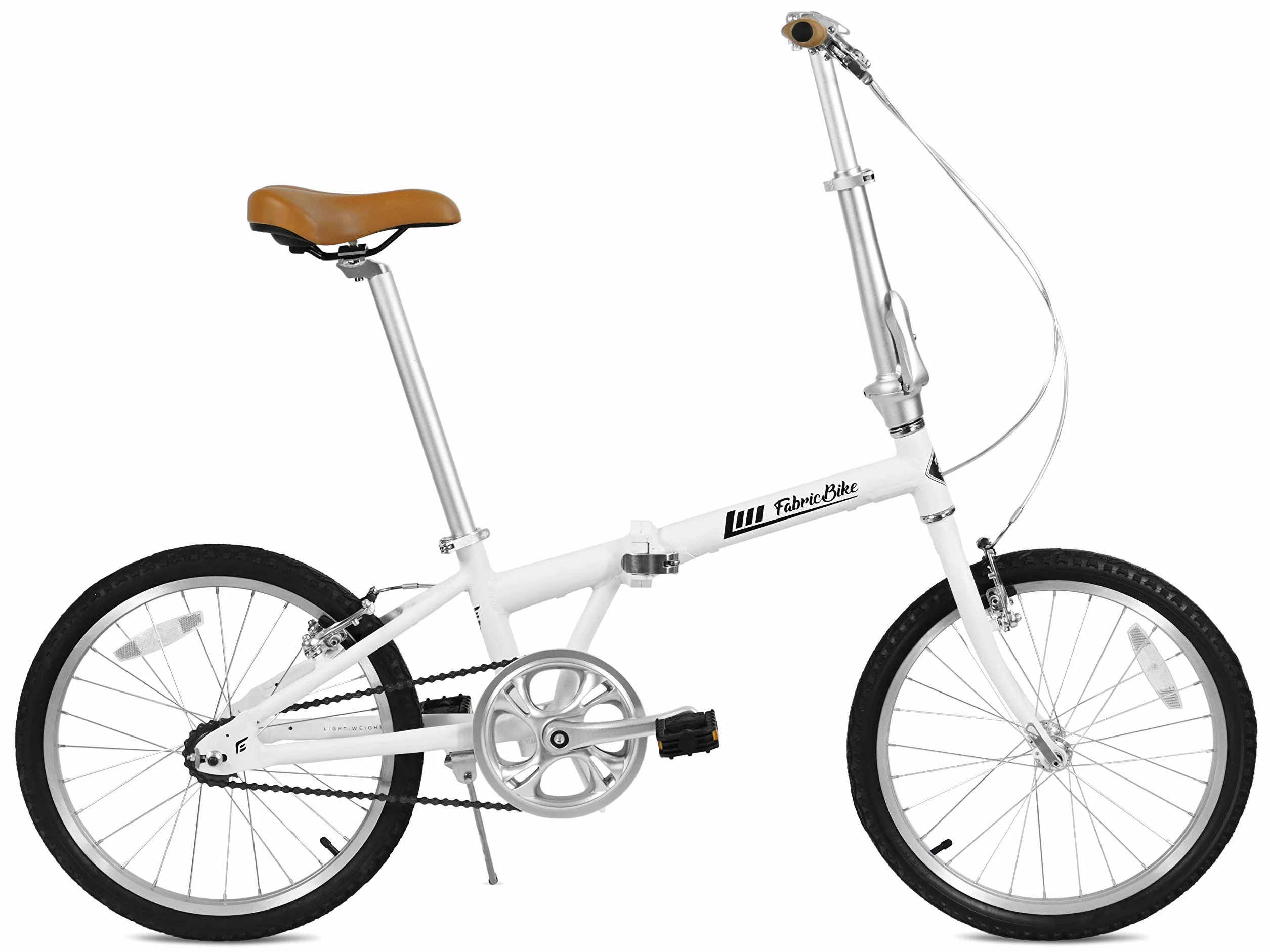 Składany rower FabricBike - 20-calowy rower składany, rama ze stopu aluminium, 5 kolorów, 7 prędkości, regulowana wysokość kierownicy i siodełka-