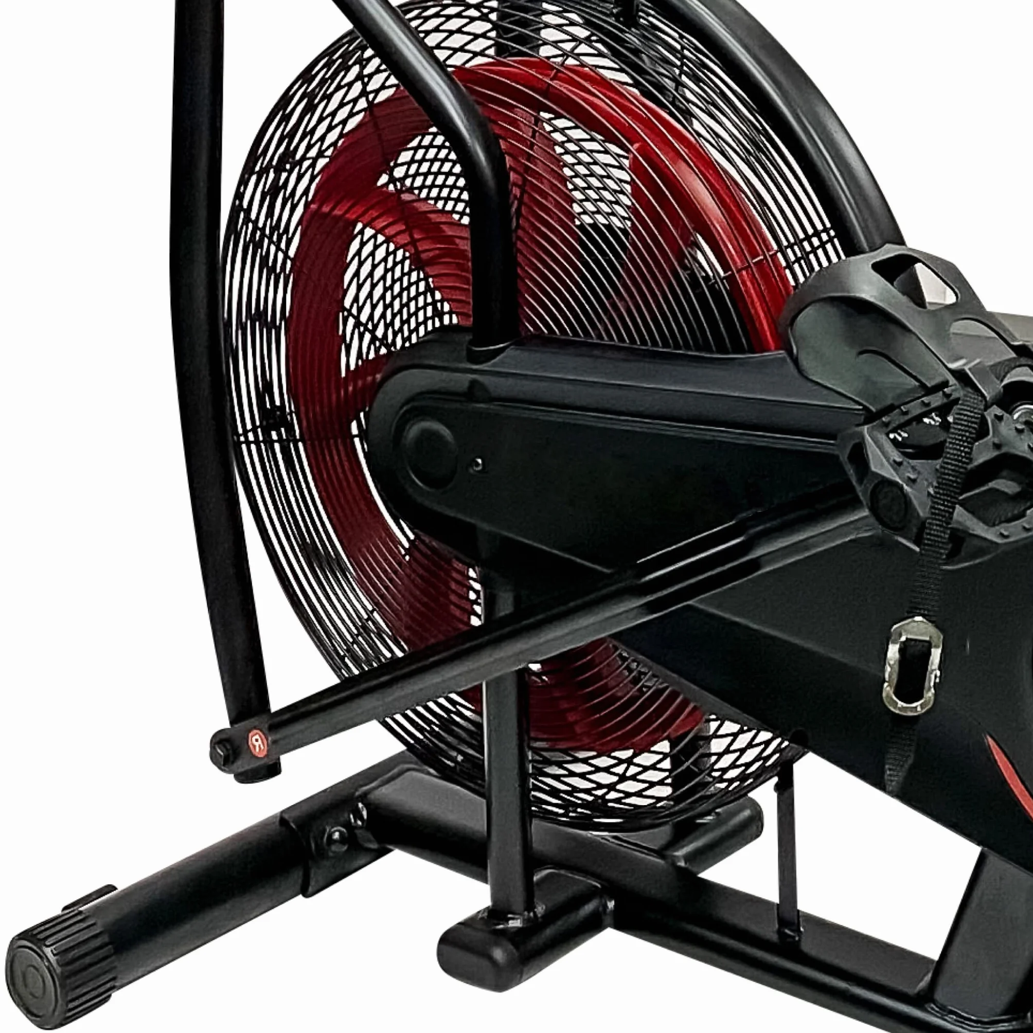 Ultrasport Air Bike, rower fanów, opór powietrza, do treningu siłowego, efektywny HIIT trening, kompatybilny z aplikacją komputera treningowego, bezpieczna podstawka, trening ramion i nóg, regulowany