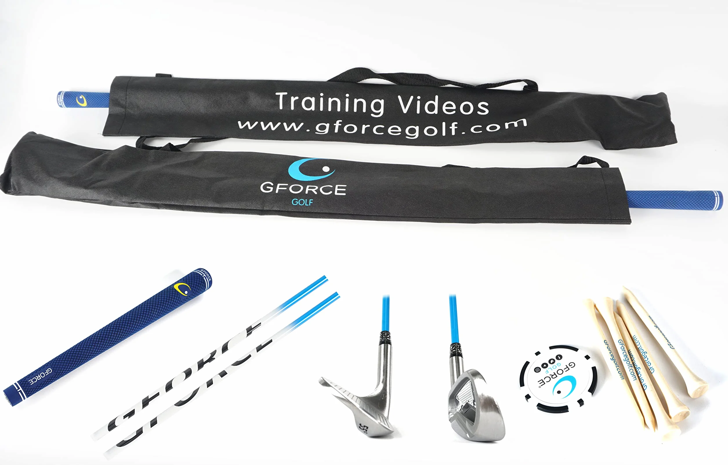 GForce 7 Iron Golf Swing Trainer – elastyczna pomoc treningowa, tempo, rytm, przejście, pomiar czasu, USGA Legal