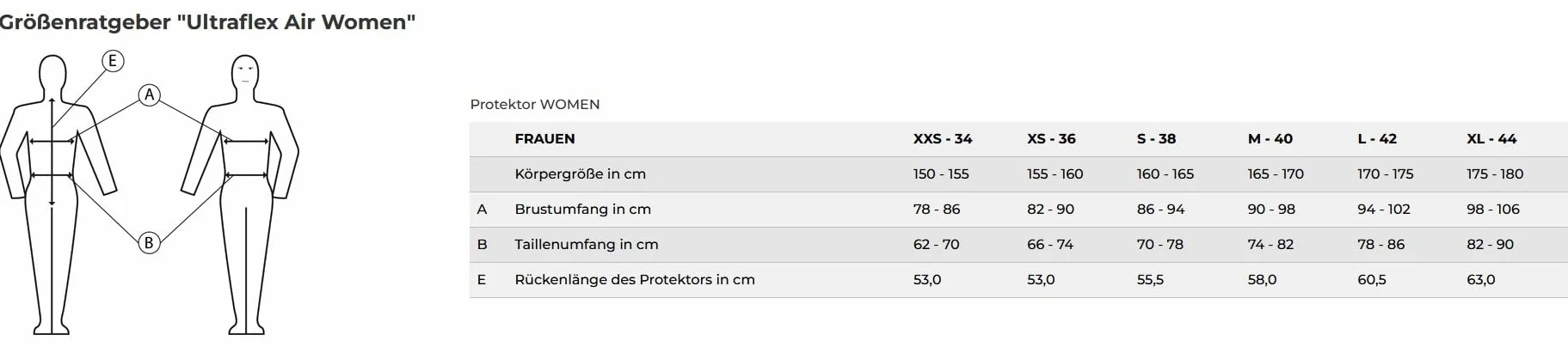 Komperdell Ochraniacz pleców ULTRAFLEX AIR Women