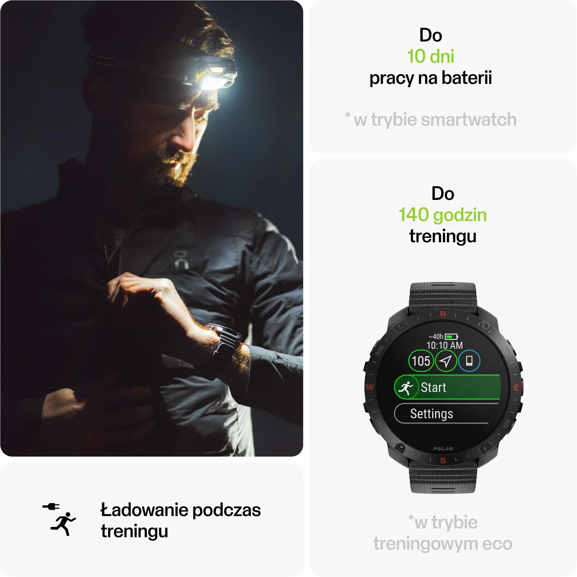Polar Grit X2 Pro GPS klasy premium wytrzymały zegarek outdoorowy zaawansowana nawigacja sensor tętna