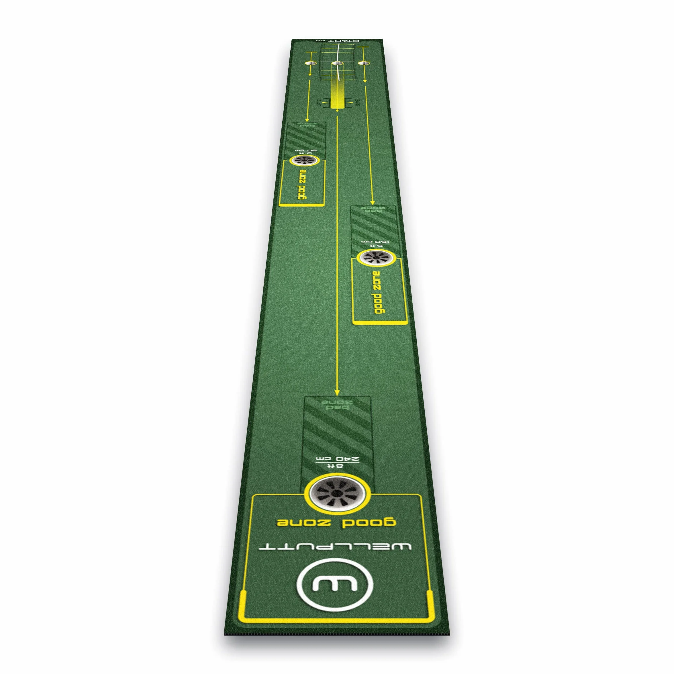 WELLPUTT - Golf Putting Mata - 3m Start 2.0