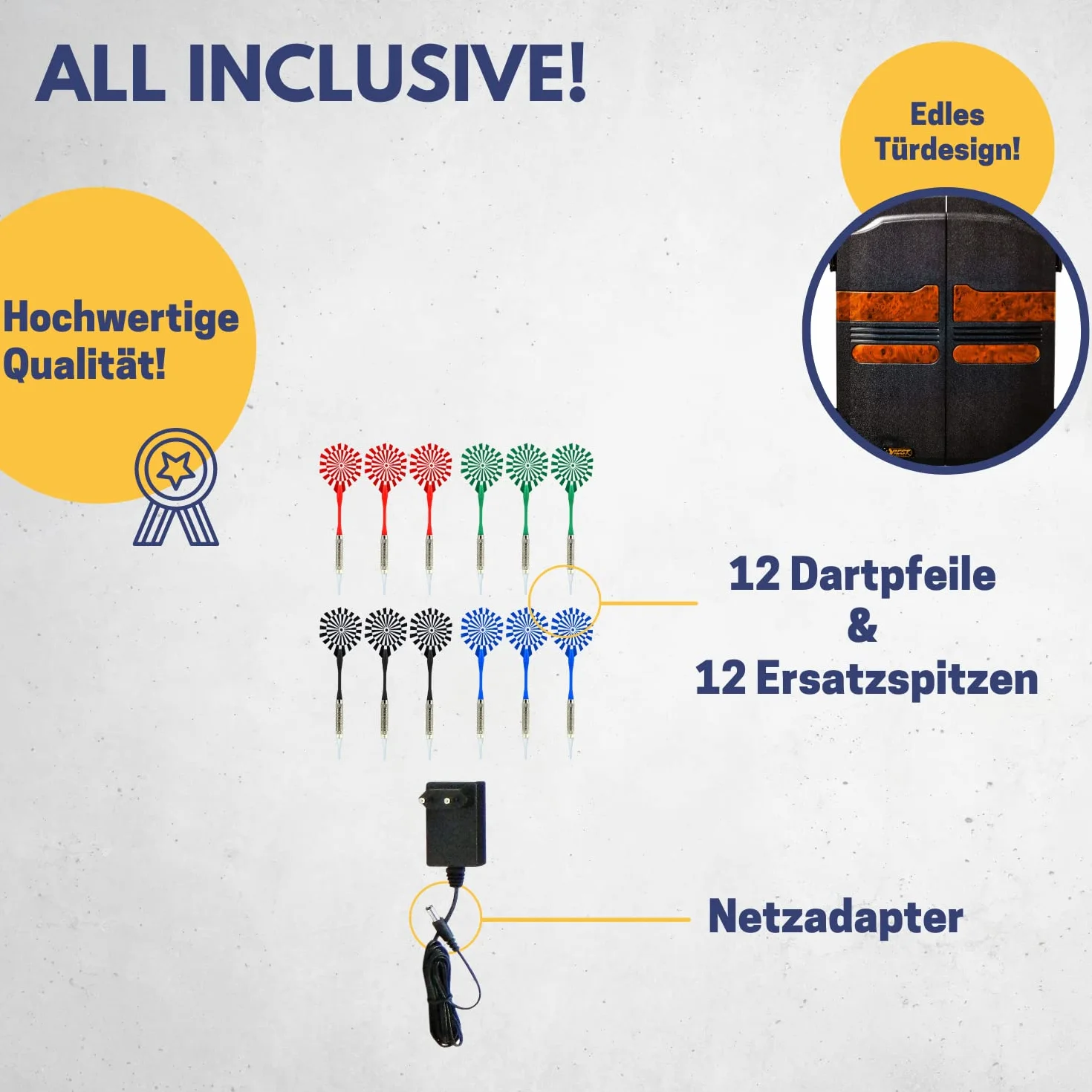 Best Sporting Evolution Elektroniczna Tarcza do Darta Oxford 1.0, Automat do Darta z 12 Lotkami, Zapasowe Groty i Zasilacz, 1-16 Graczy