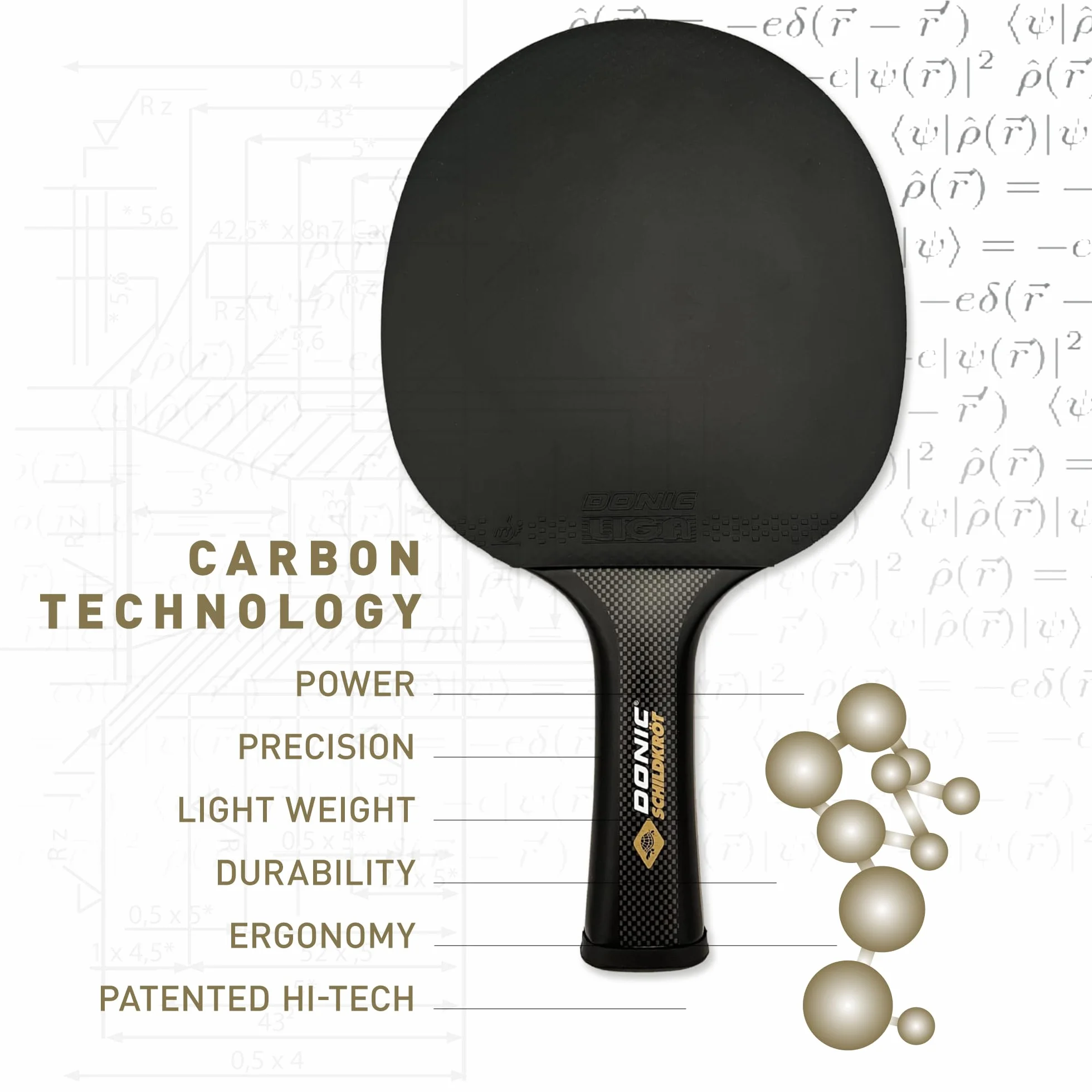 Schildkröt Rakieta do tenisa stołowego CarboTec 7000, wklęsła