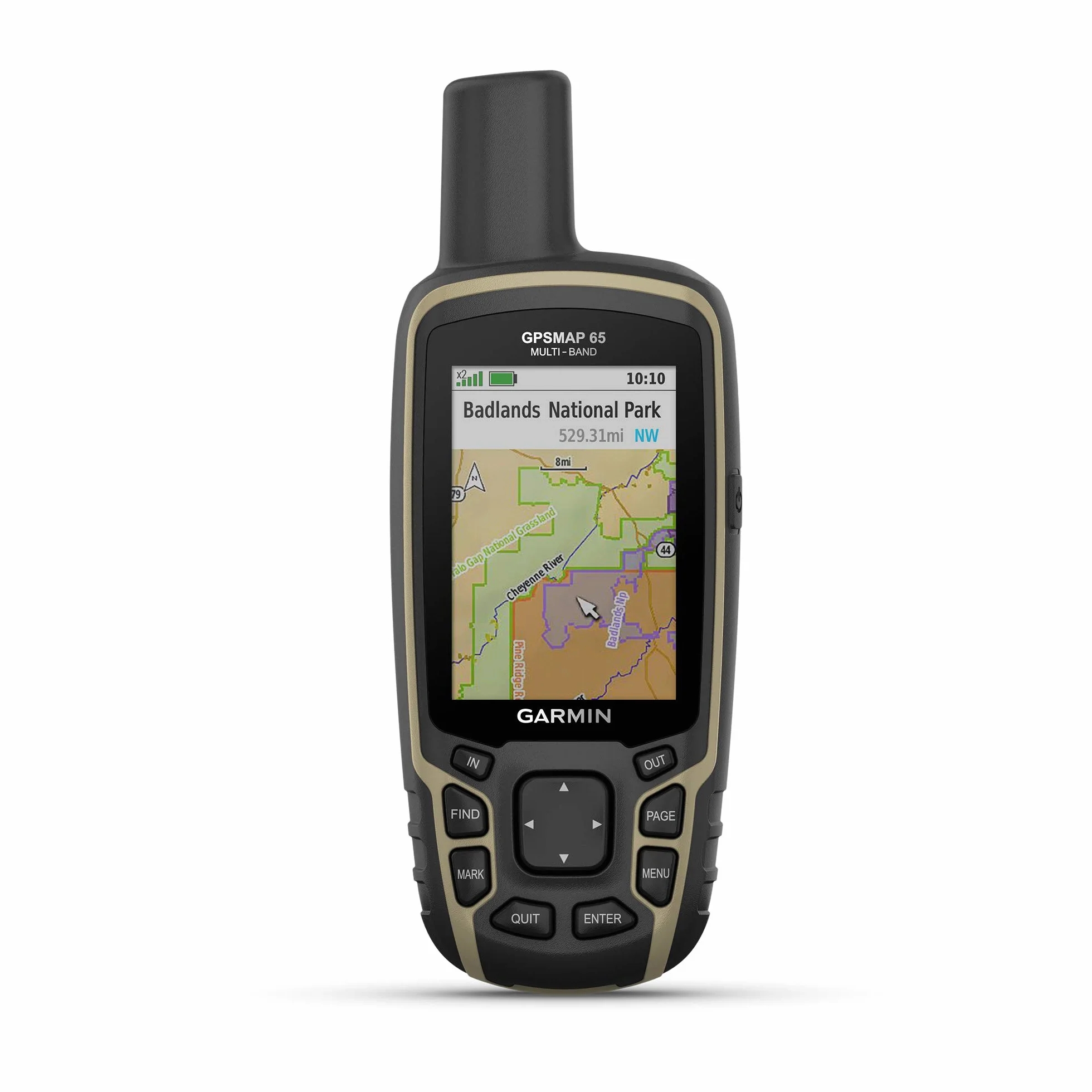 Garmin GPSMAP 65 – wytrzymała nawigacja GPS z fabrycznie zainstalowaną mapą Europy TopoActive i kolorowym wyświetlaczem o przekątnej 2,6". Najlepsza nawigacja dzięki 5 systemom satelitarnym i technologii wielu częstotliwości, wodoszczelność.