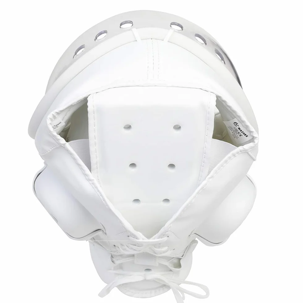 Playwell Kudo White Full Face Broapons Full Contact Head Guard - SR