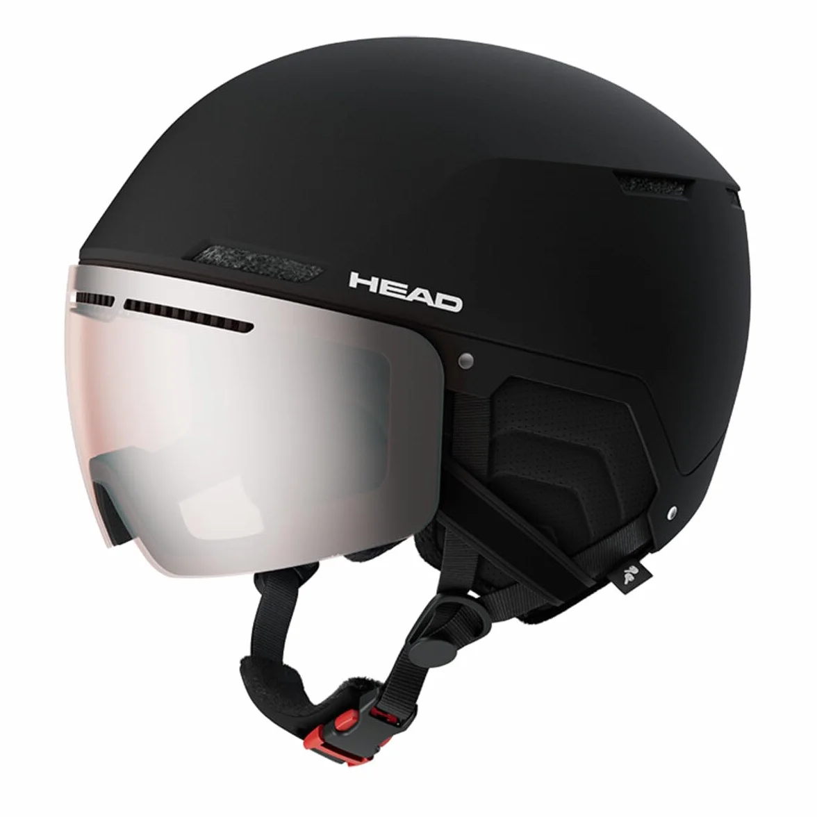 Kask narciarski snowboardowy z wizjerem z systemem wentylacji