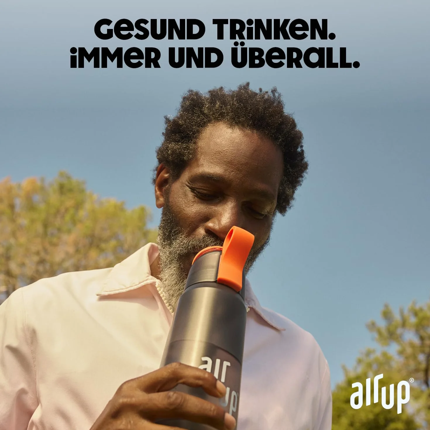 Air Up® Oryginalny Zestaw Startowy Gen 2 Butelka 1 l Szary