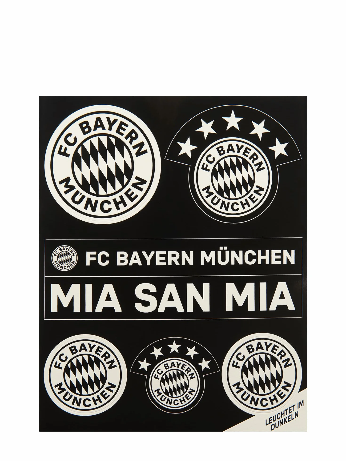 FC Bayern München Zestaw ?wiec?cych naklejek