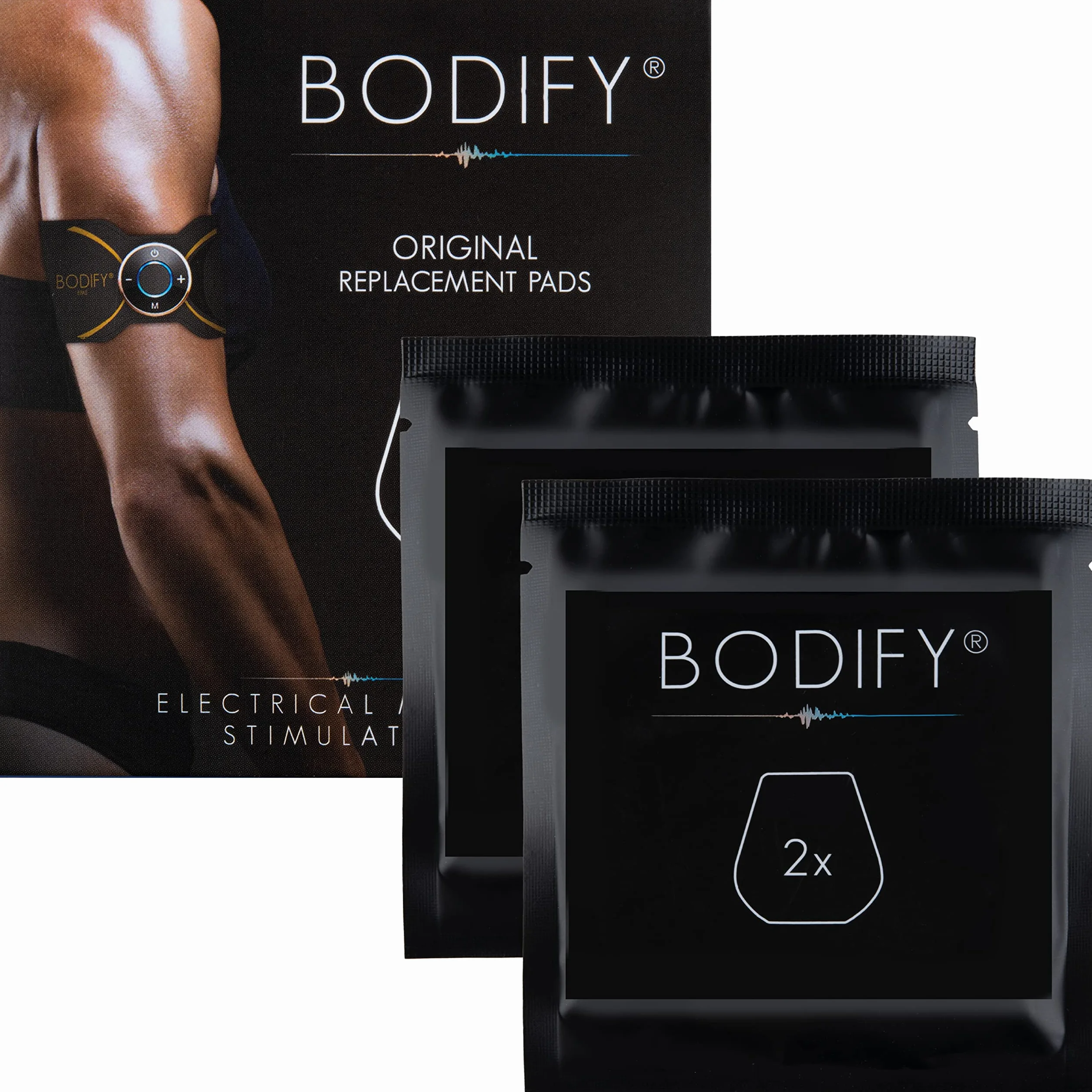 Bodify Oryginalne wkładki zastępcze zestaw 2 do treningu ramion i nóg EMS Pro trenażer mięśni