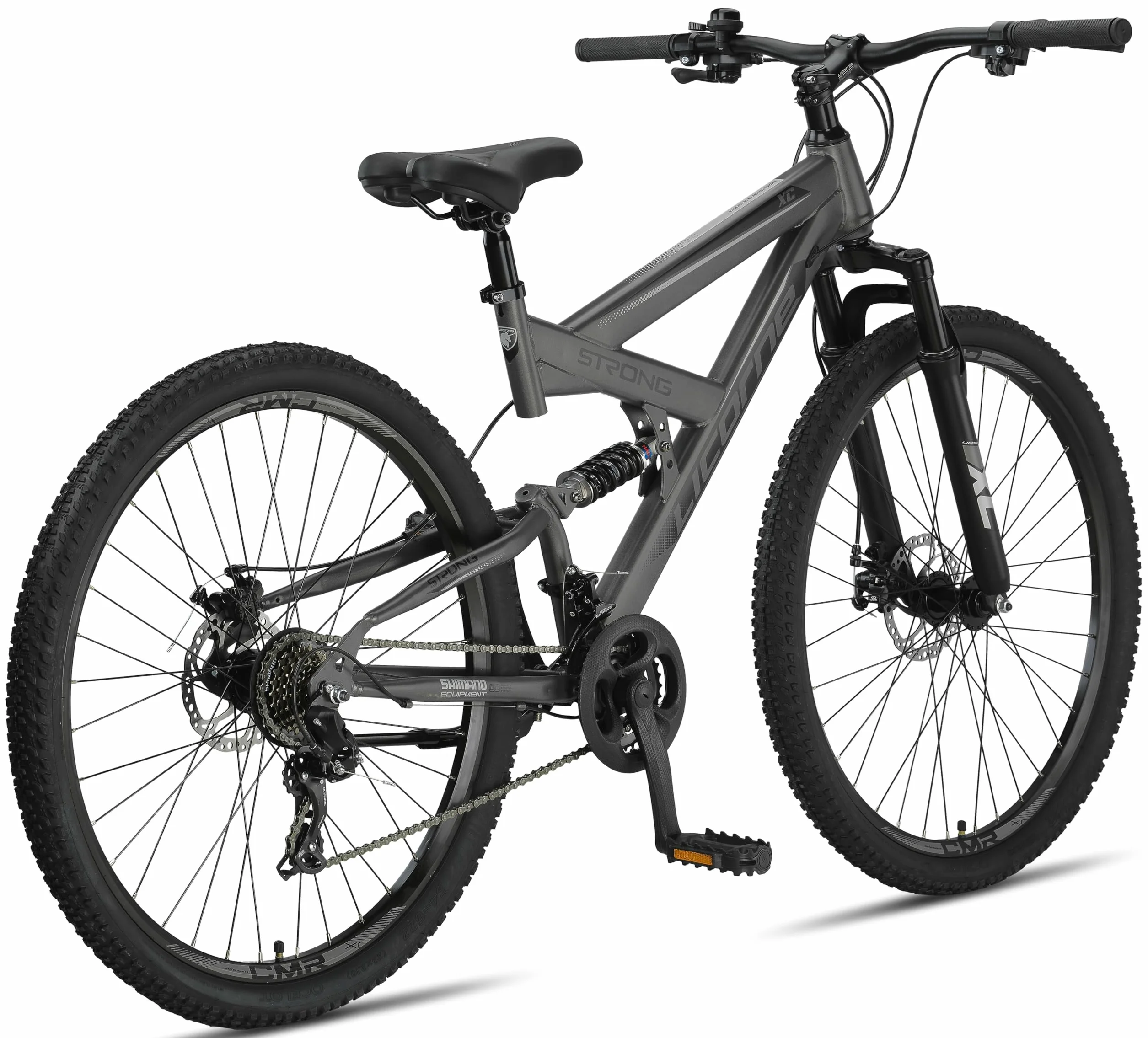 Rower górski Licorne Bike Strong 2D 26 27,5 29 cali hamulce tarczowe 21 biegów pełne zawieszenie