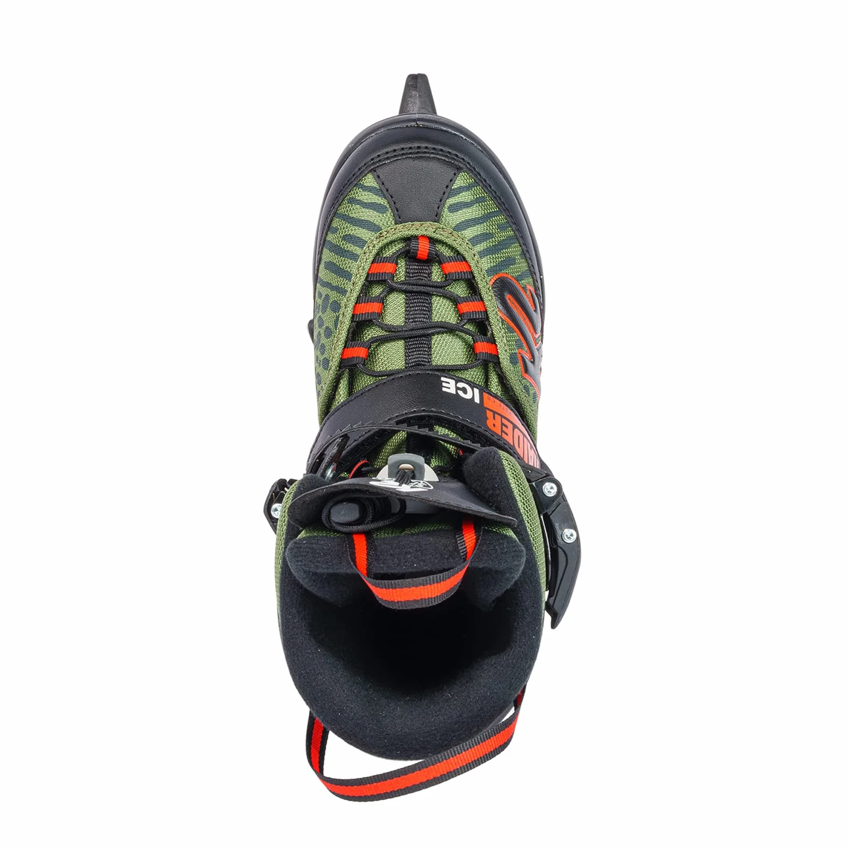K2 Łyżwy chłopięce Raider Ice, zielono-pomarańczowe, 25G0110.1.1.S