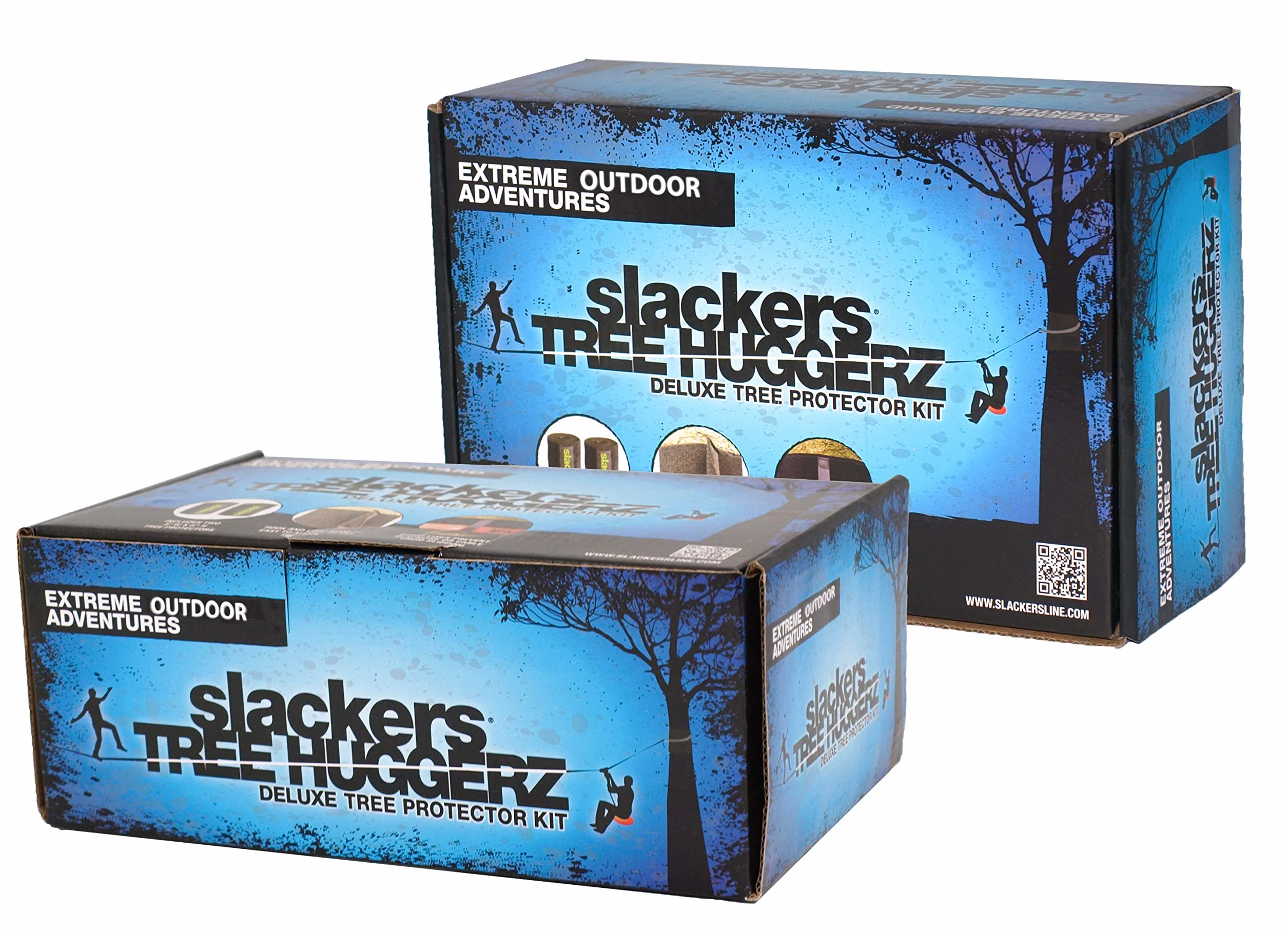 Slackers USA 980011 zestaw do ochrony drzewa, do Slackline, Ninja Line, zestaw na 2 drzewka