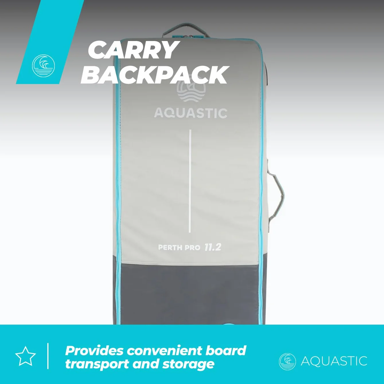 AQUASTIC Perth Pro 11'2" Stand Up Paddle Board