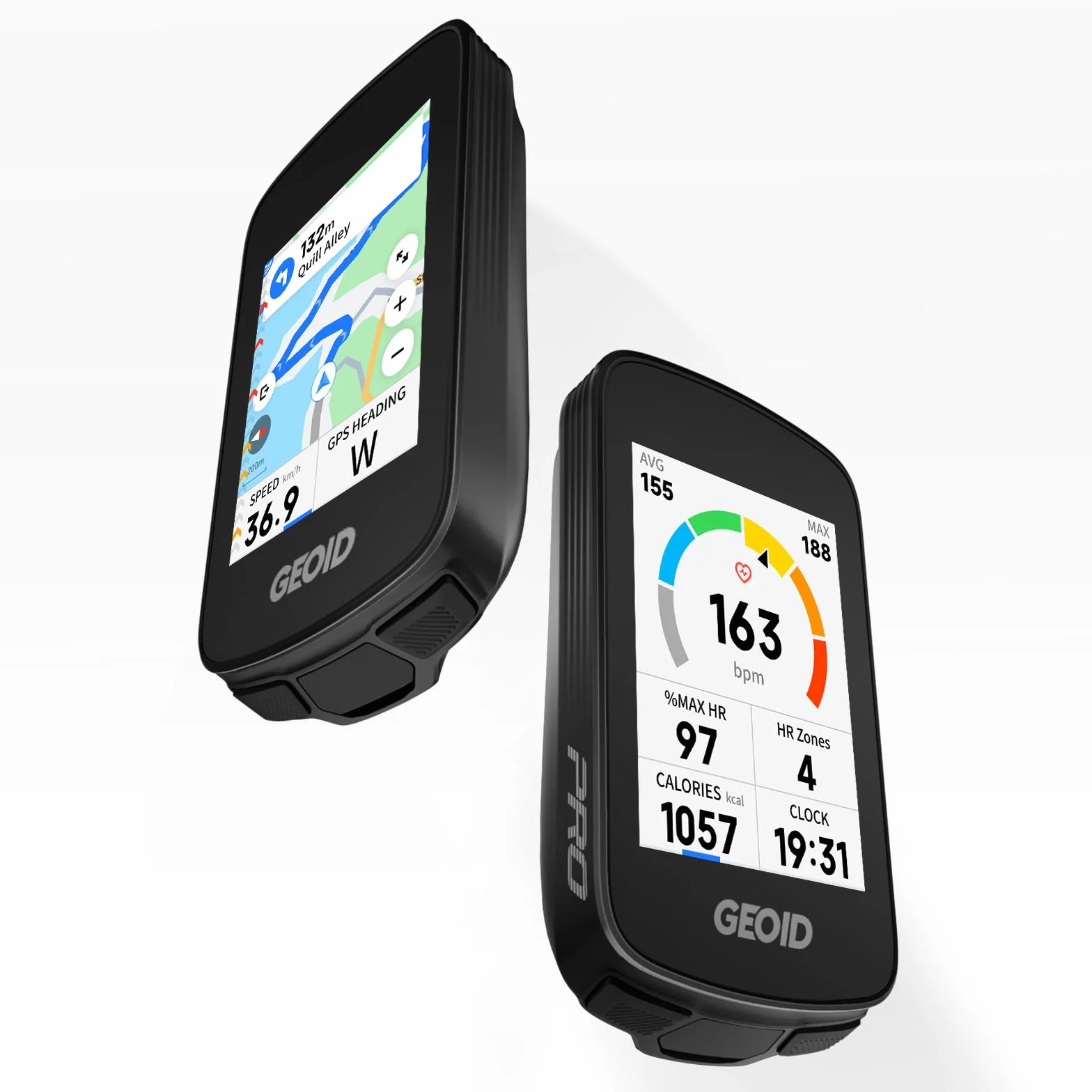 GEOID CC700 Pro 2,8" kolorowy ekran dotykowy licznik rowerowy GPS nawigacja map rerouting WiFi auto sync ANT+ Bluetooth powiadomienia IPX7 trening indoor