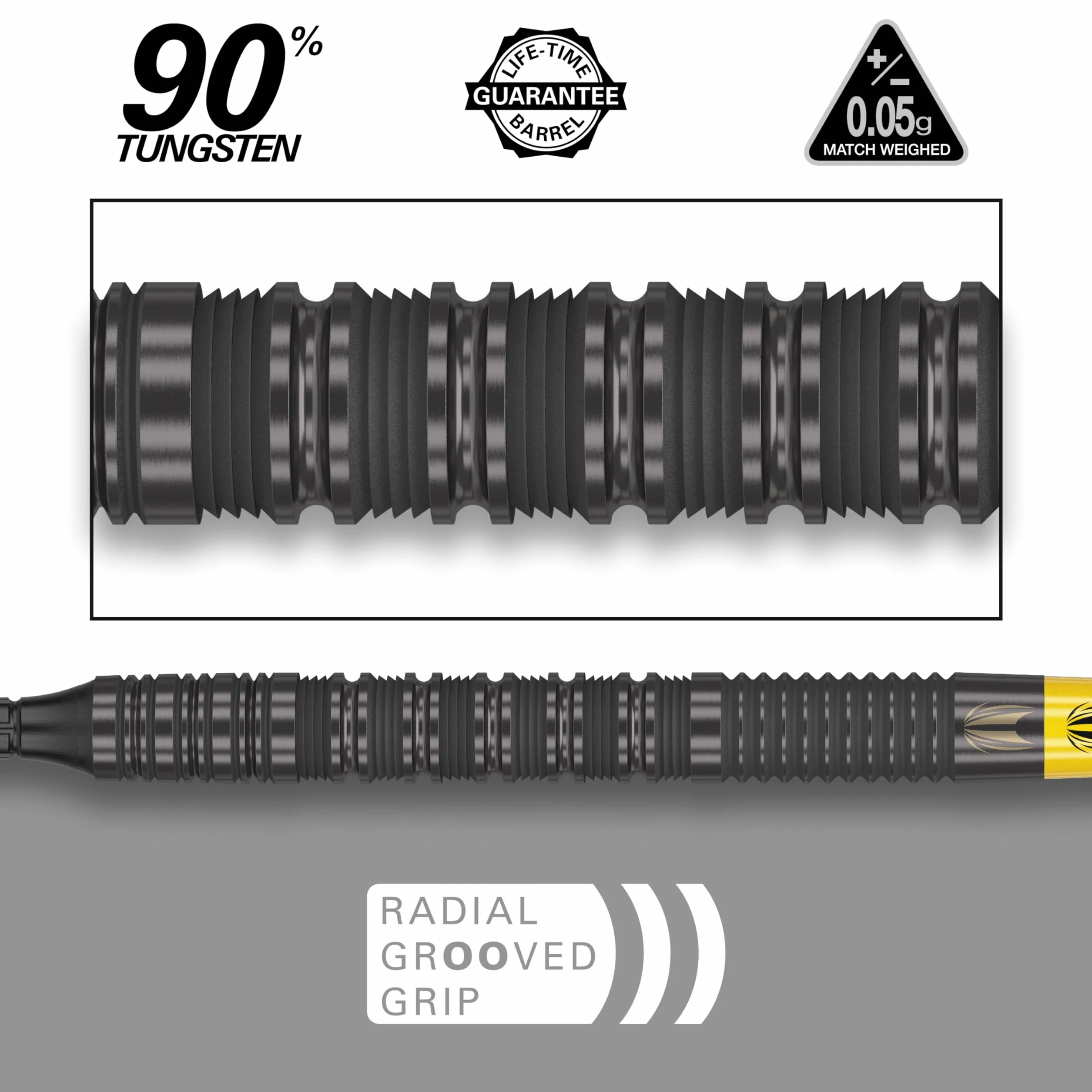 Lotki Soft Target Bolide Void 10 90% Tungsten Darts 21 Gram
