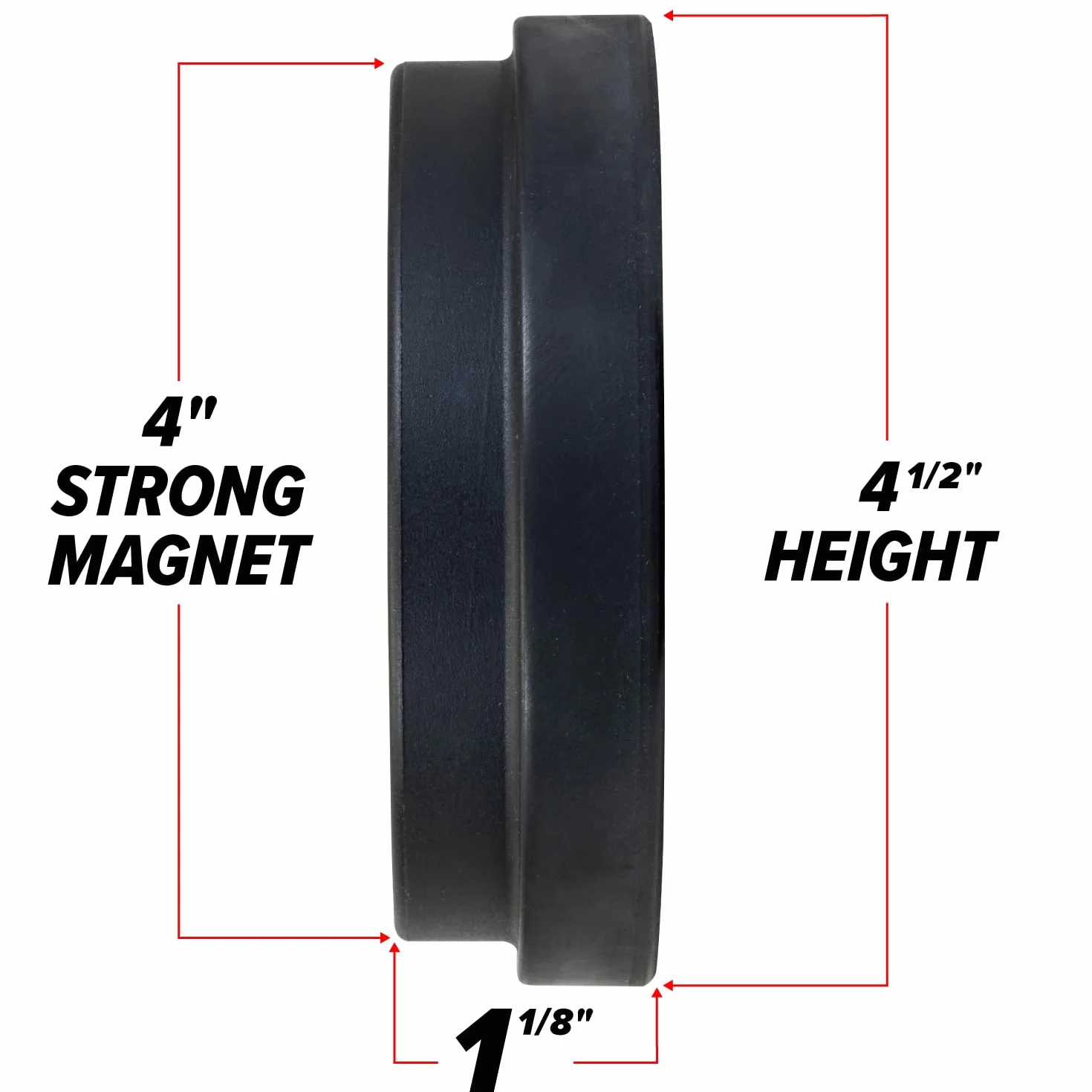 PlateMate Microload Pair 2 1/2 lb. Magnetic Donut Weights