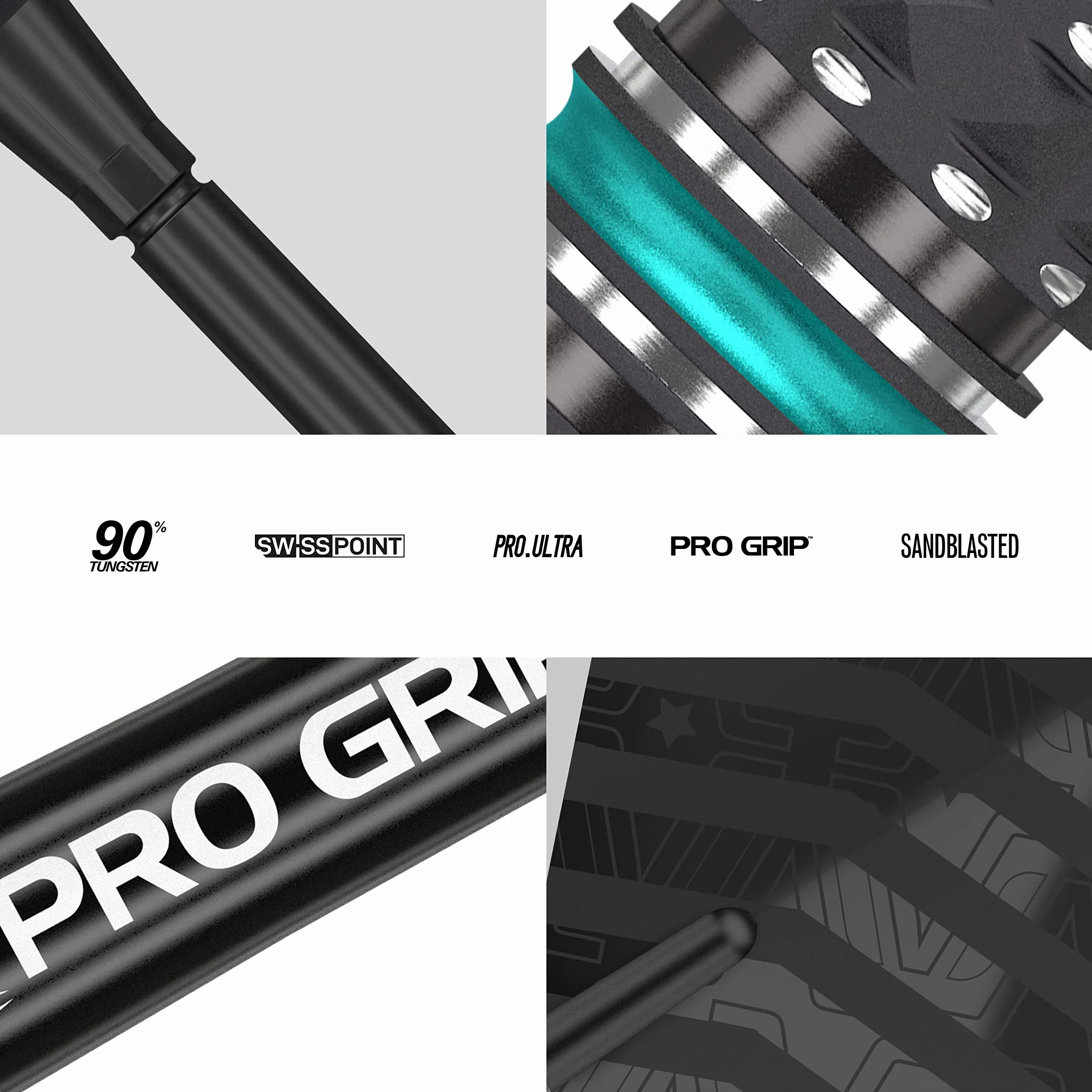 Target Darts Rob Cross Black Edition zestaw rzutek ze stali nierdzewnej 90% wolframu
