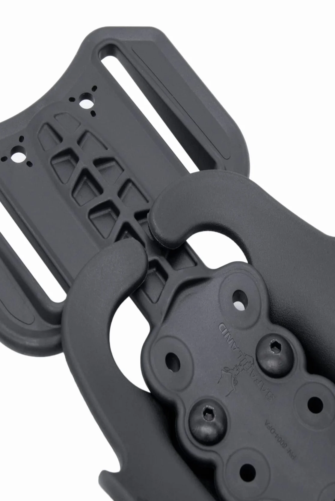 SAFARILAND Drop Flex Adapter with Single Strap Leg Shroud for Gun Holsters, Assembly Polymer