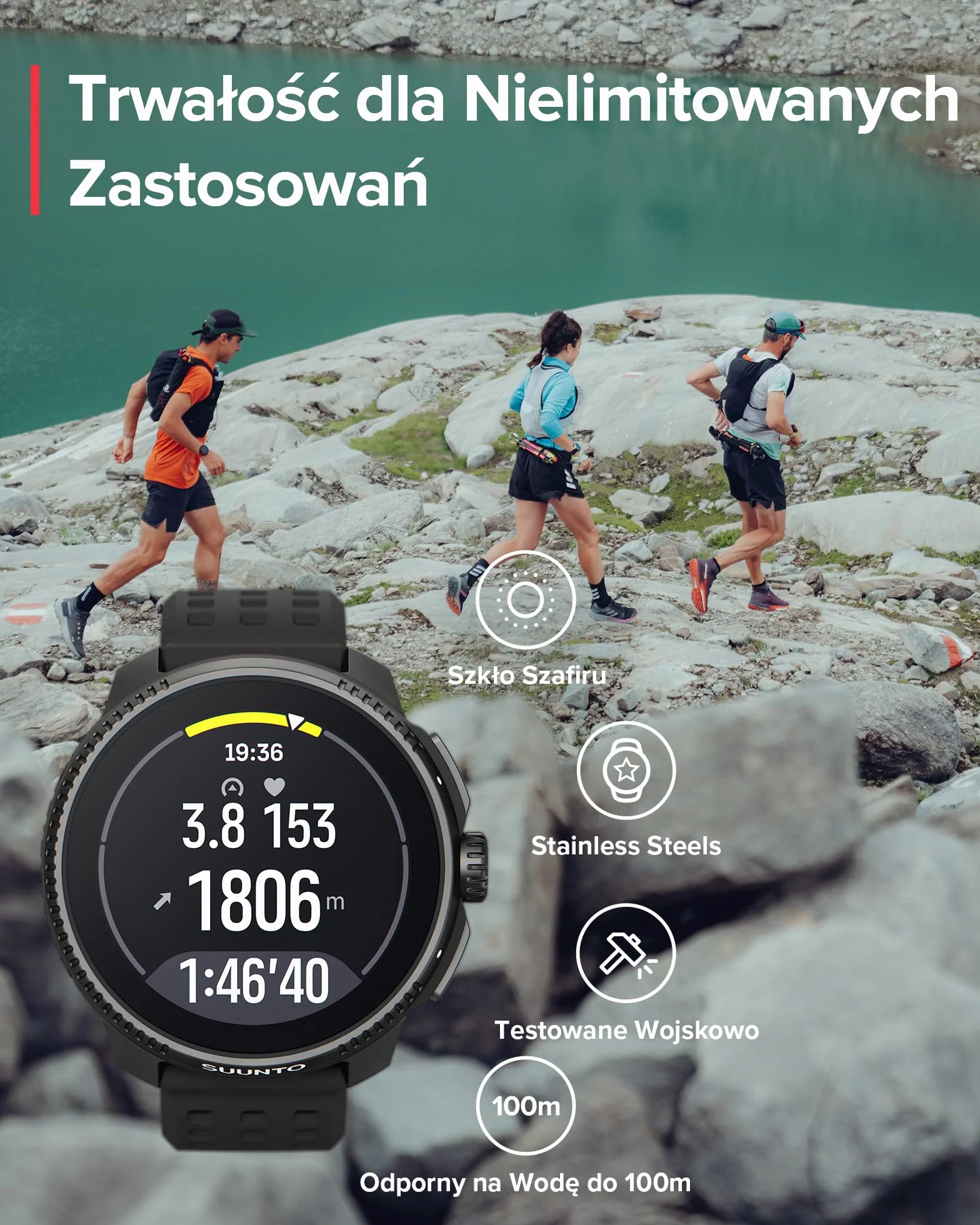 Suunto Uniseks Race SS050929000​ Smartwatch
