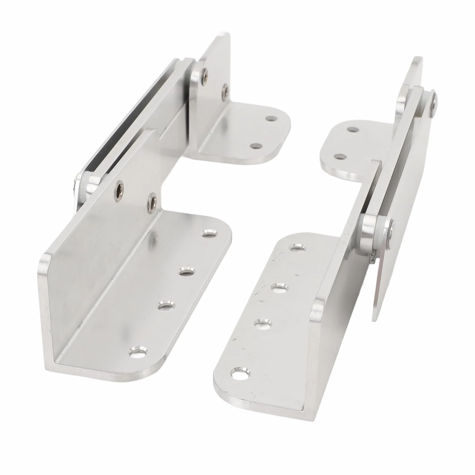 Zawiasy Mocujące do Siedziska łodzi, 2 szt. Stop Aluminium Zawias do Siedzenia łodzi ze Stopu Aluminium Składany Zawias do Siedzenia łodzi Łatwa Instalacja na Jachcie