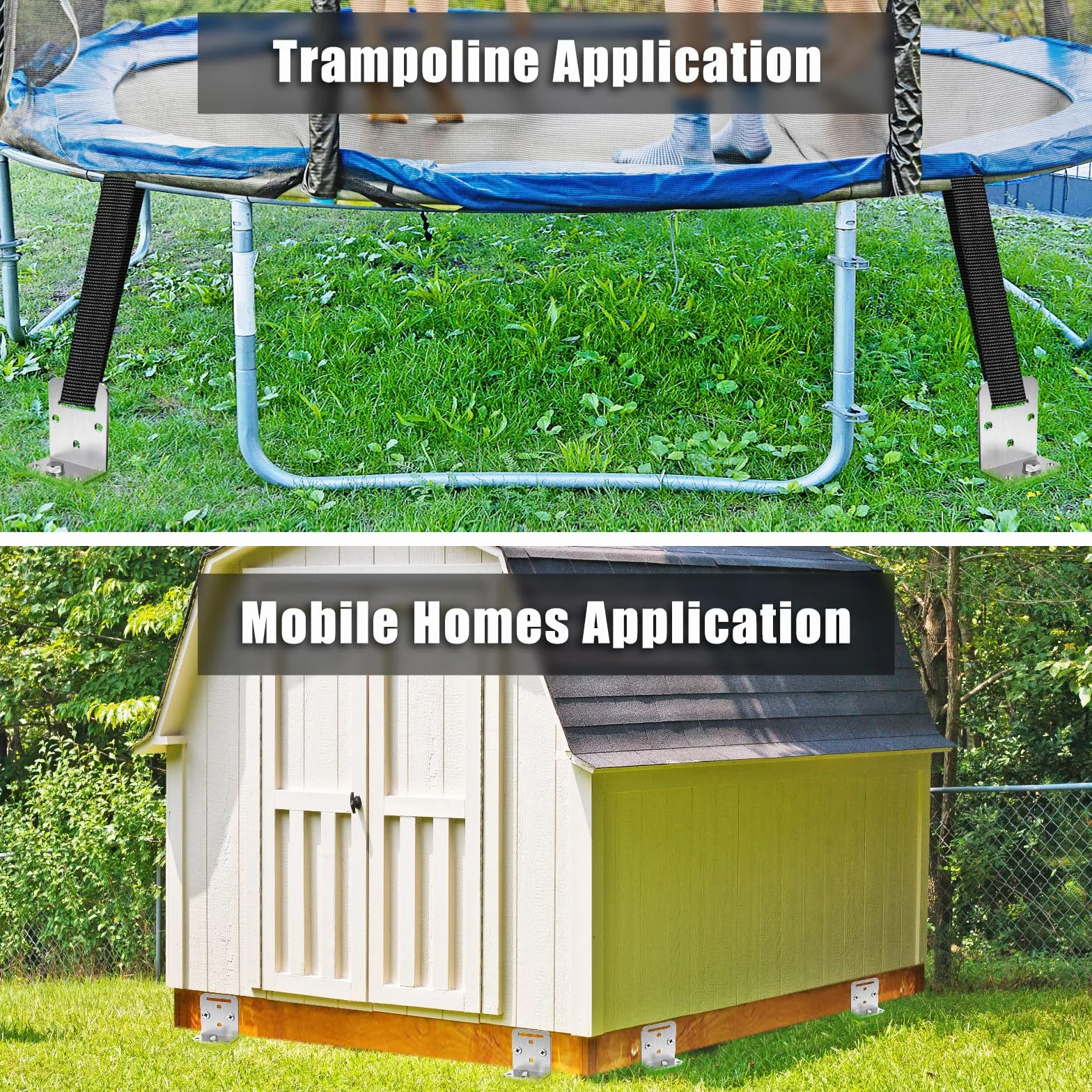 BeneLabel Kotwa gruntowa, 80 cm, śruba kotwiąca do trampoliny, 4 szt., wytrzymały wiatr, burza, ziemia, piasek, kolce 7,2 cm, spirala do ramy wspinaczkowej, przyczepy kempingowej, wiaty, ogrodzenia z