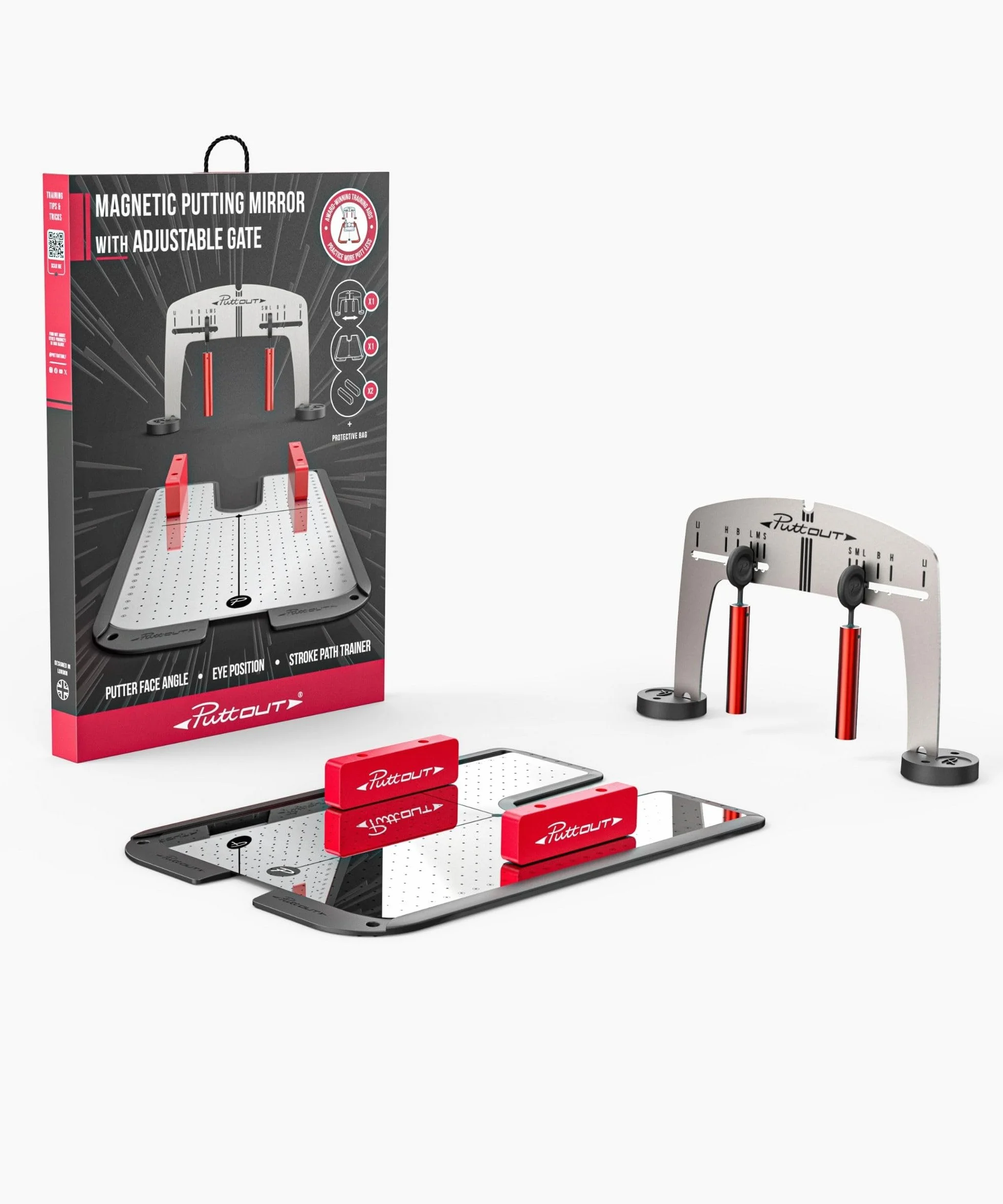 PuttOut Putting Mirror Trainer i bramka wyrównująca