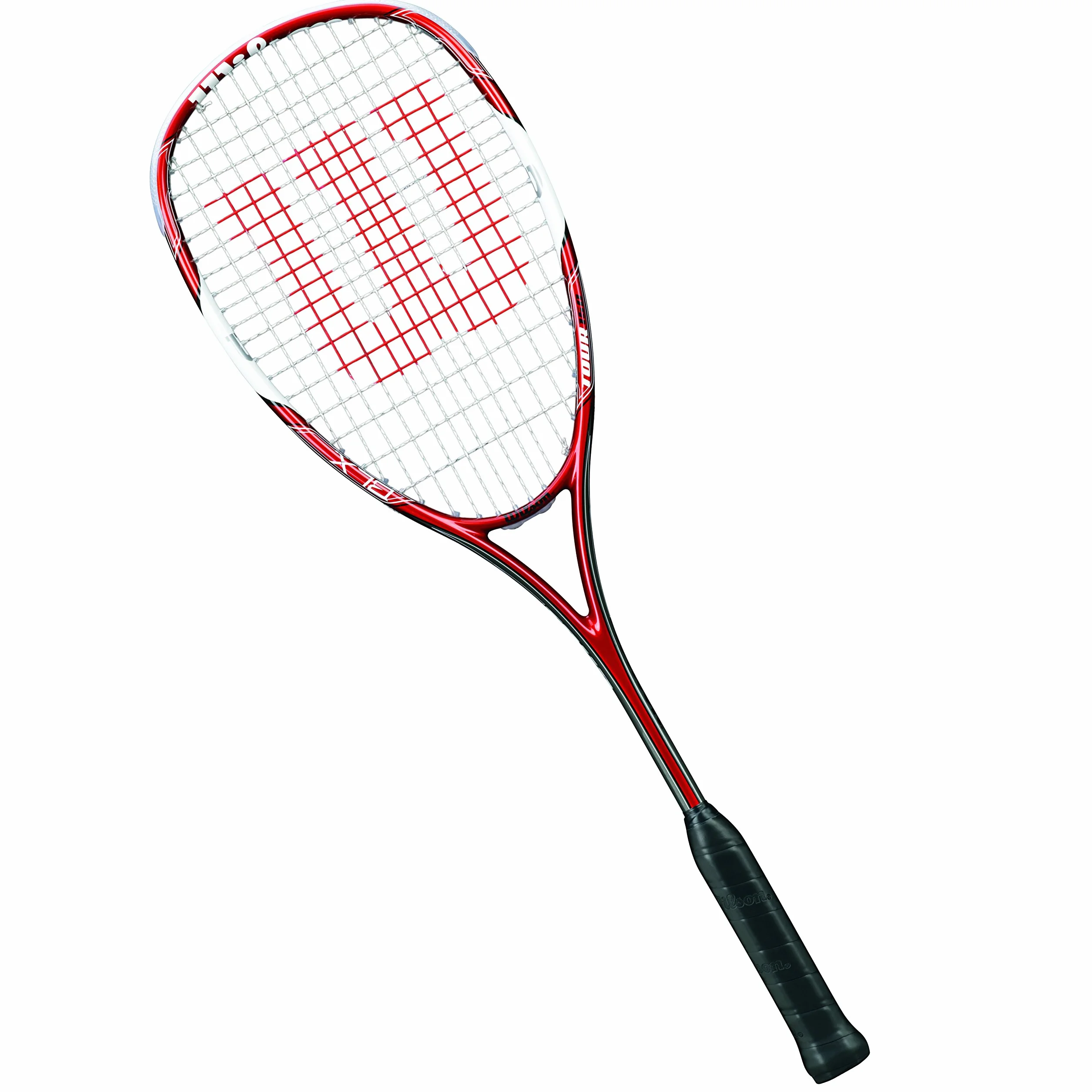 Wilson Kij do squasha dla kobiet/mężczyzn, zaawansowanych, Tour 150, WRT912330, czerwony/biały