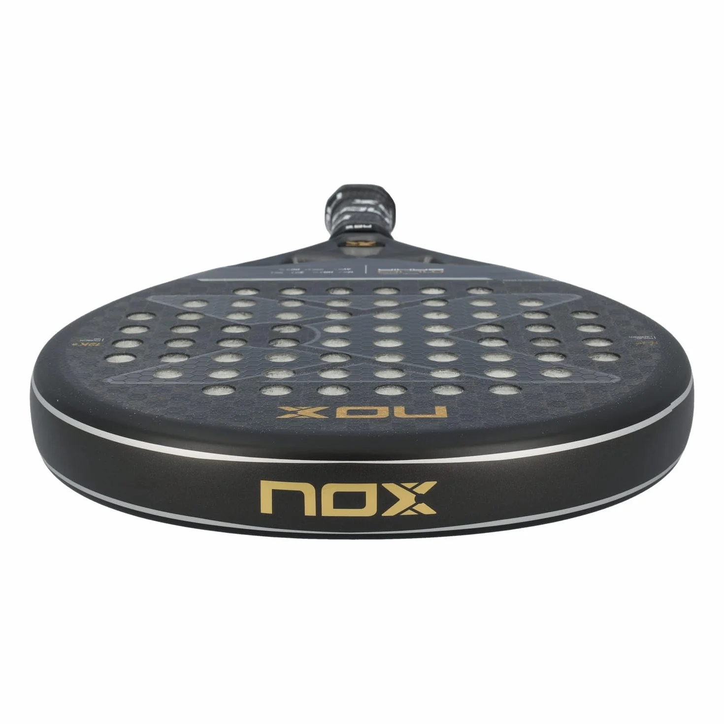 NOX Miguel Lamperti ML10 Bahia Luxury Series 12-karatowa rakieta łezkowa do średniozaawansowanych i zawodowych 12K Carbon EVA Core HR3 szorstka powierzchnia