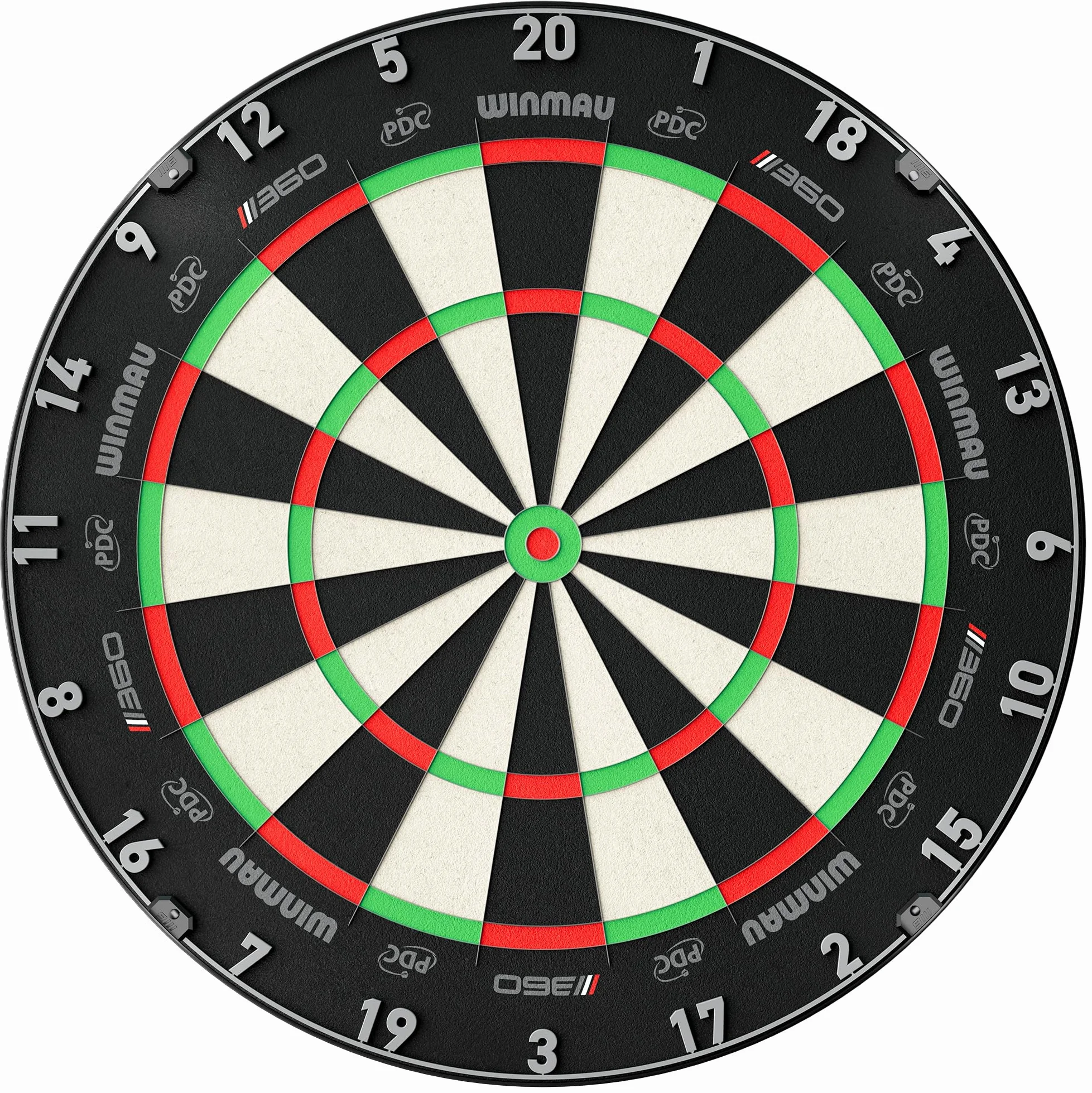 WINMAU Blade 360 Tarcza do rzutek Triple Core Carbon Pełna rotacja Symetryczna Grafika Profesjonalna tarcza do darta PDC