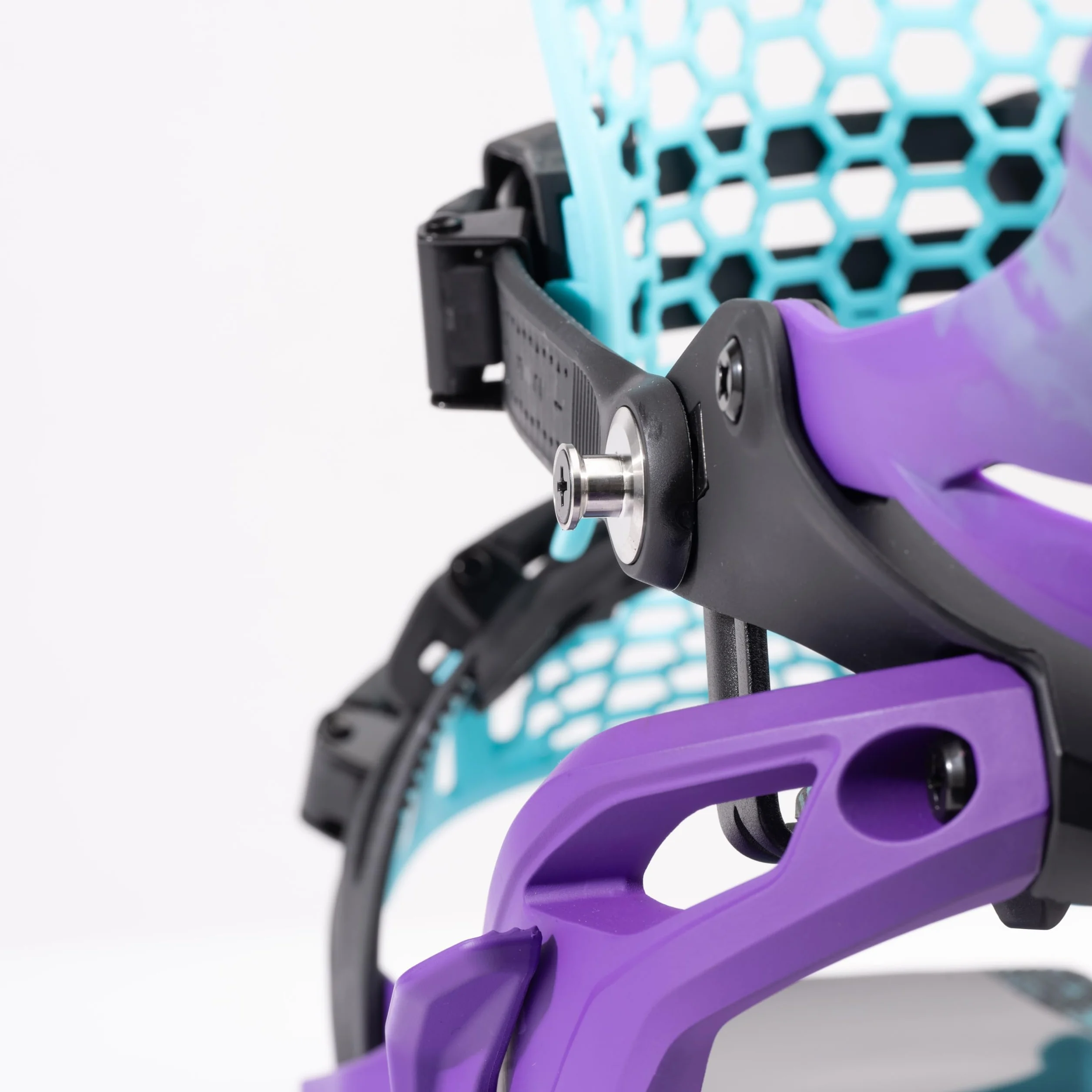 Nidecker Supermatic Snowboard – uniwersalne, podwójnie wtykane automatyczne wiązanie – wygodne i niezawodne jak klasyczne wiązanie z dwoma pasami – Joker Purple