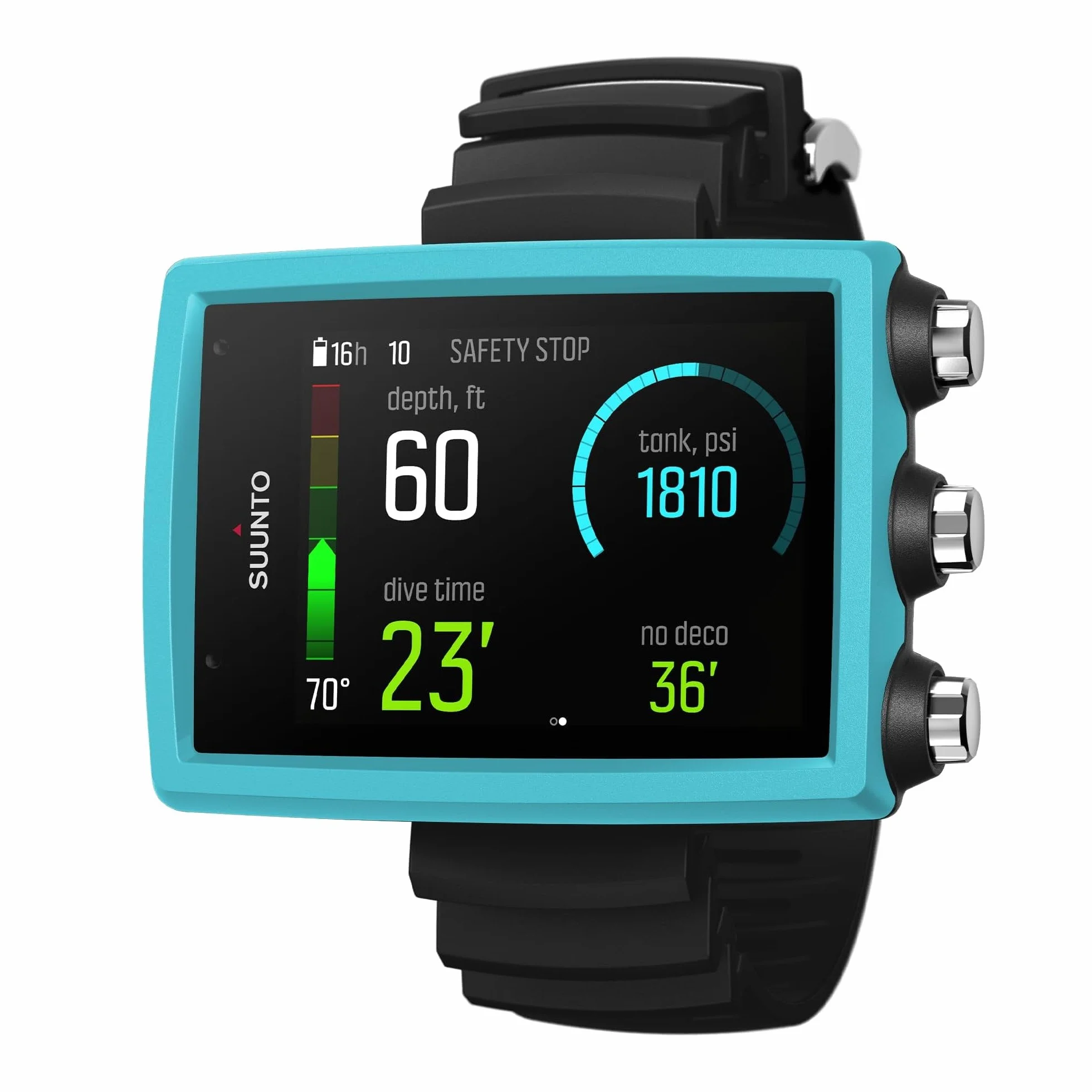 SUUNTO Uniseks – komputer kąpielowy EON Core Aqua dla dorosłych, niebieski, rozmiar uniwersalny
