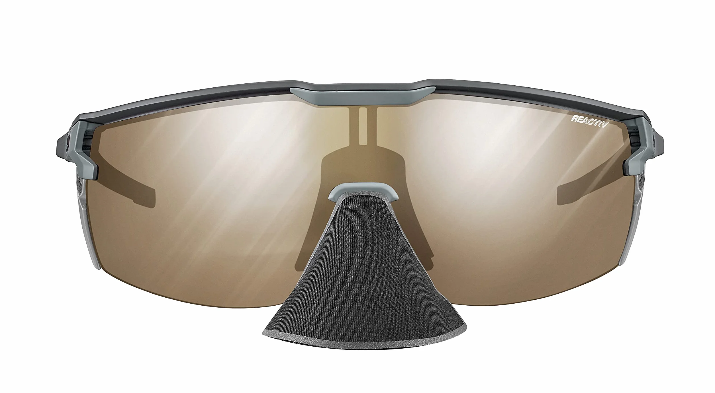 Julbo Ultimate Cover okulary przeciwsłoneczne, szare/szare, jeden rozmiar, szary/szary, Rozmiar uniwersalny