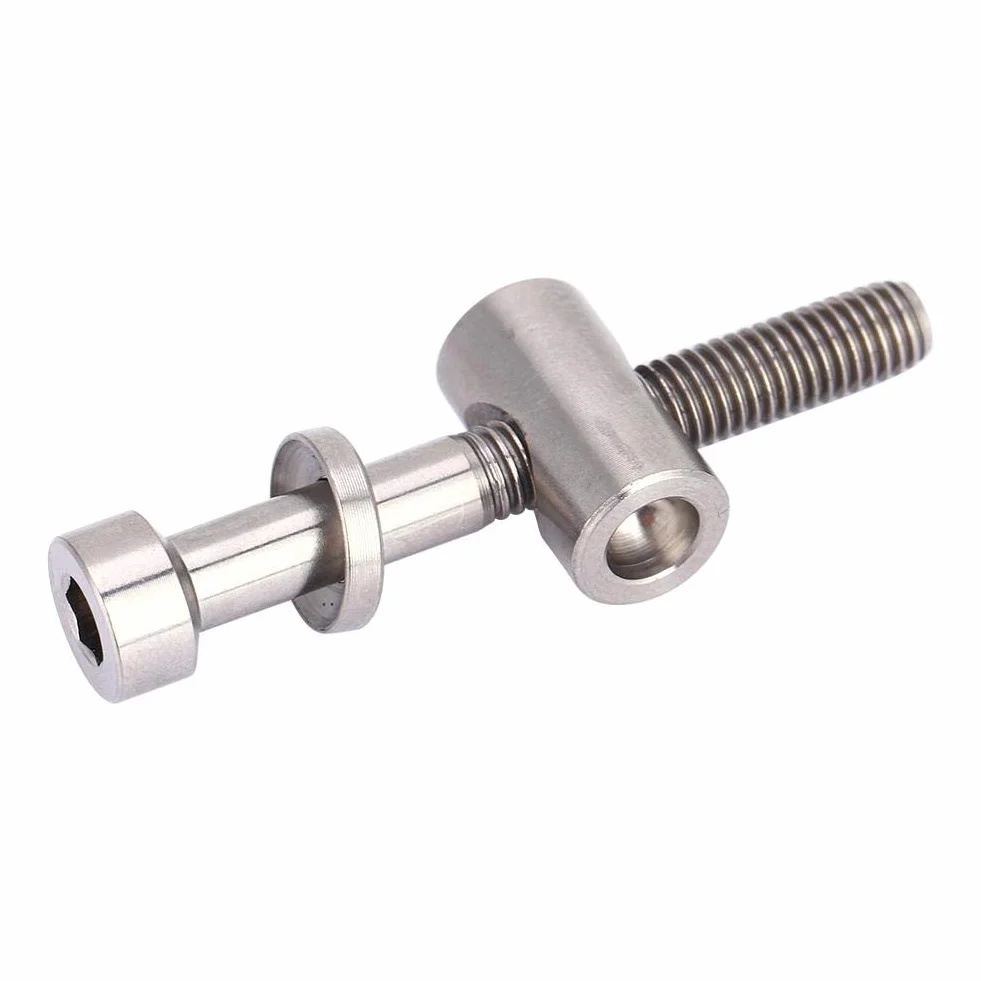 Yosoo Health Gear M5 x 30/35/40 mm tytanowe śruby rowerowe Ti tytanowe wkręty do siedzenia rowerowego sztyca rowerowego zamontowana śruba imbusowa sześciokątna do roweru do sztycy siodełka śruby rowerowej (M5 x 40)