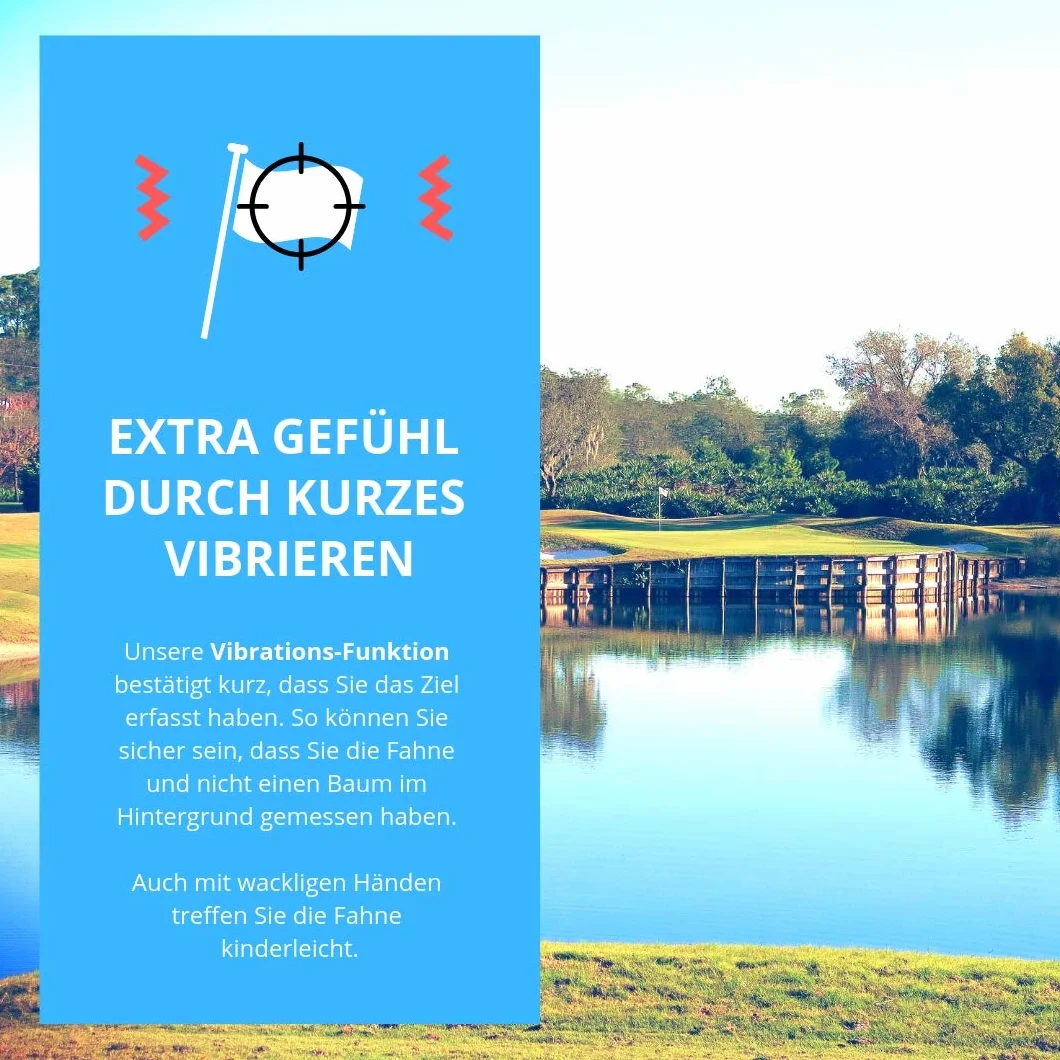 Birdie Pro White – dalmierz laserowy do golfa RocketGolf – 1300 m, FlagFinder, wibracje – wodoodporny, golf, polowanie, laser klasa 1