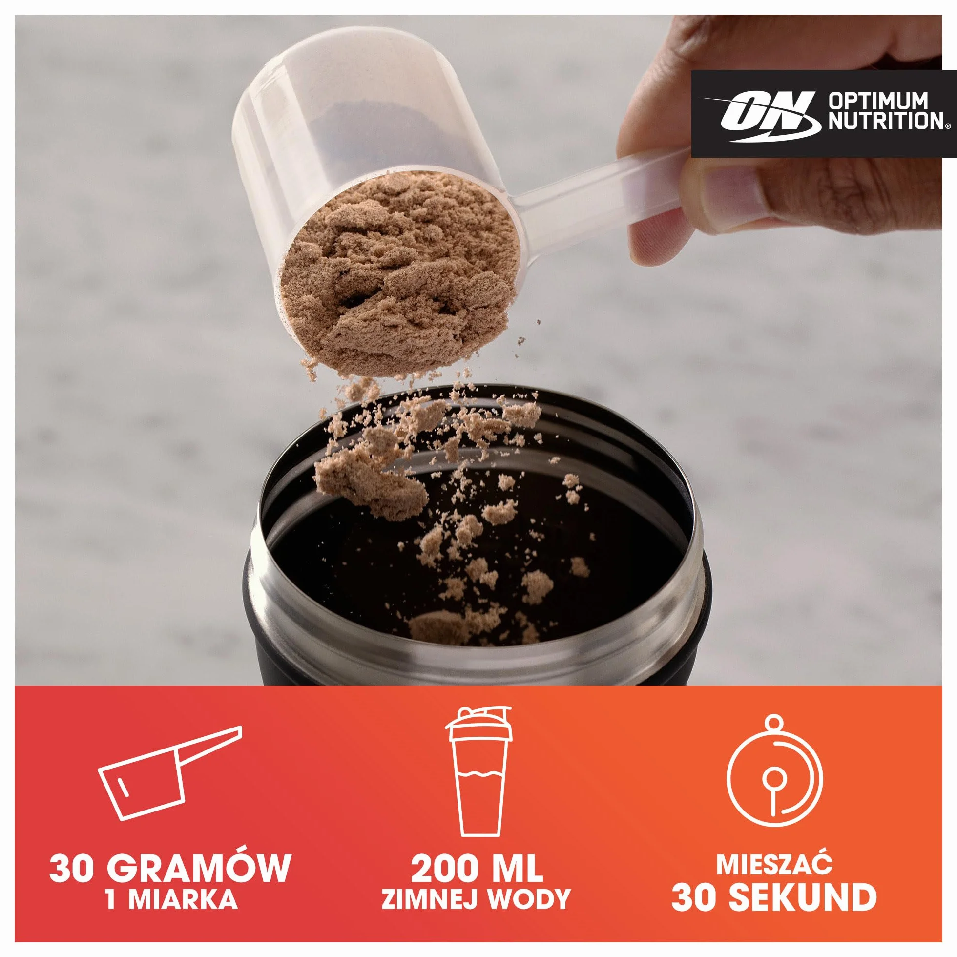 ON Gold Standard 100% Whey - Odżywka białkowa wspomagająca budowę mięśni i regenerację, zawierająca naturalnie występującą glutaminę i aminokwasy BCAA, smak podwójnej czekolady, 10 porcji, 310 g