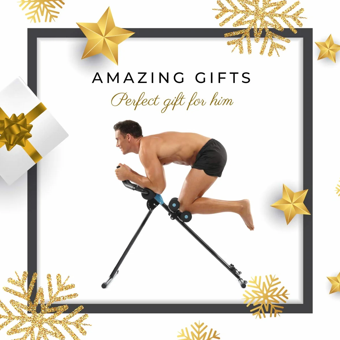 BEST DIRECT GYMFORM AB Generator, maszyna fitness + cardio, 5 poziomów, tonowanie brzucha, nogi, ramiona, komputer, dla kobiet i mężczyzn