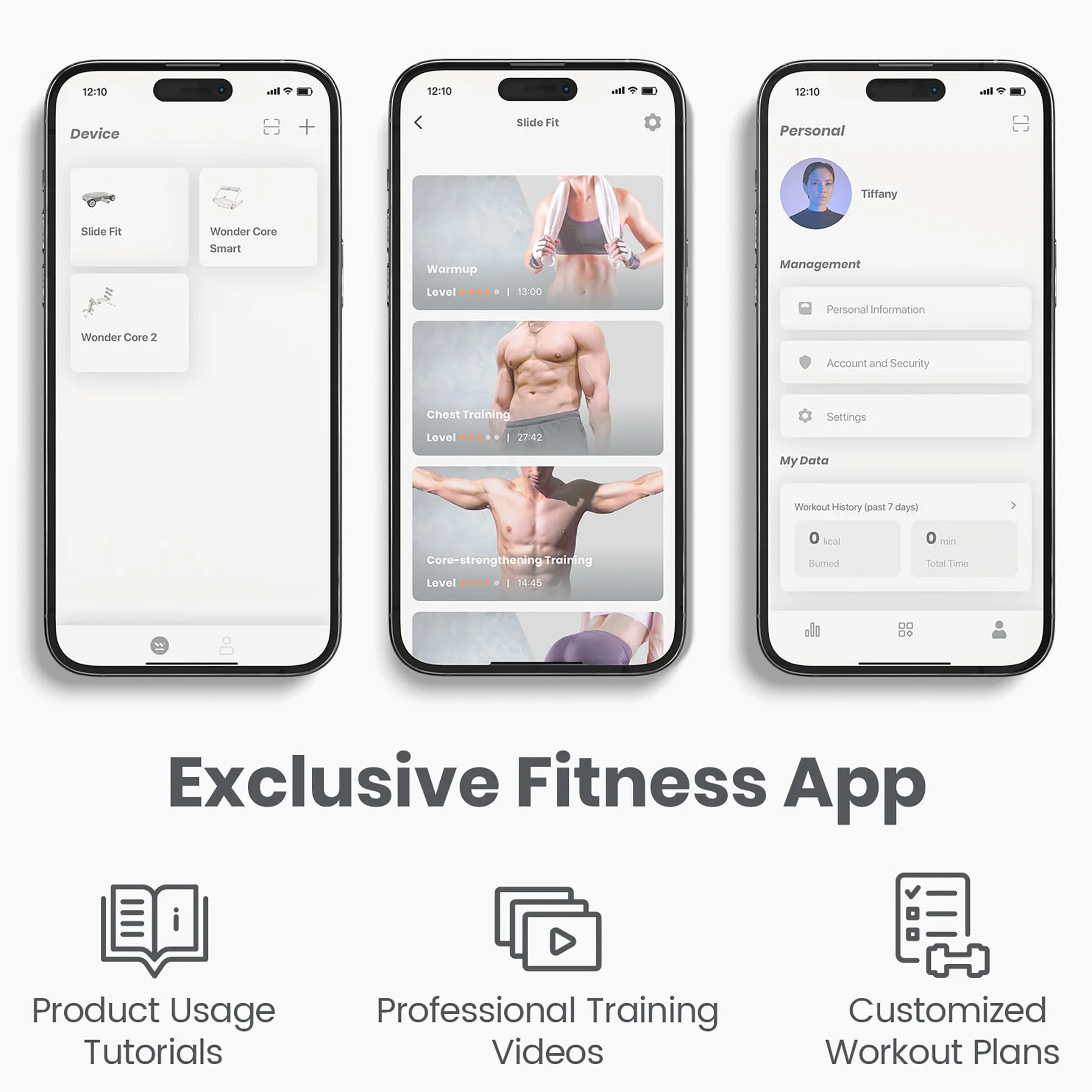 Wonder Core Slide Fit: Ab Roller Maszyna do ćwiczeń Trening podstawowy w domu Gry fitness Rolka koła Ab do domowej siłowni Aplikacja do treningu osobistego Trening deskorolki