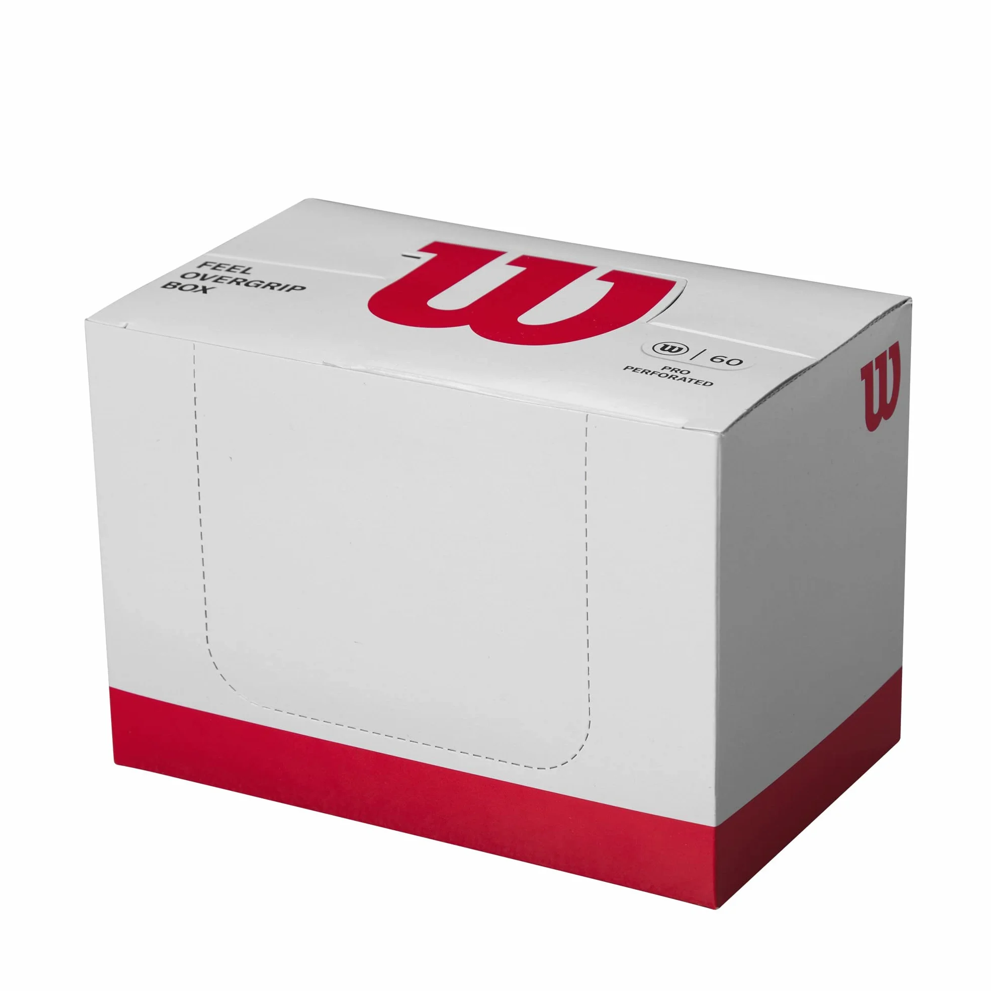 Wilson Pro Overgrip perforowany - 60 sztuk, biały