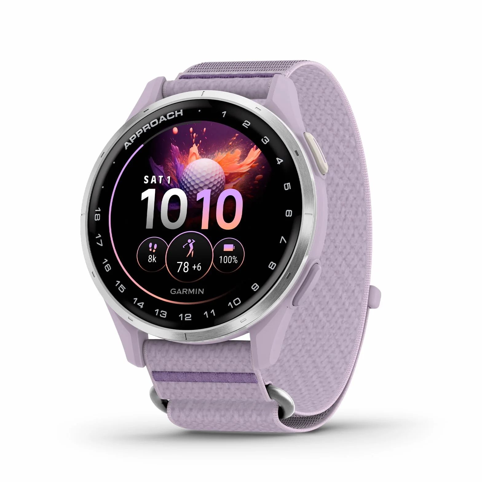 Garmin Approach J1 43mm Junior Teen Golf GPS Watch Lilac