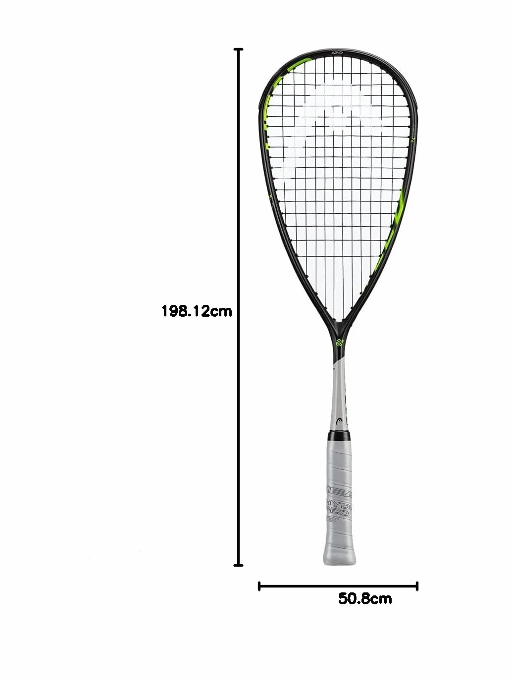 HEAD Graphene 360+ Radical rakieta do squasha serii 2020, nawleczona